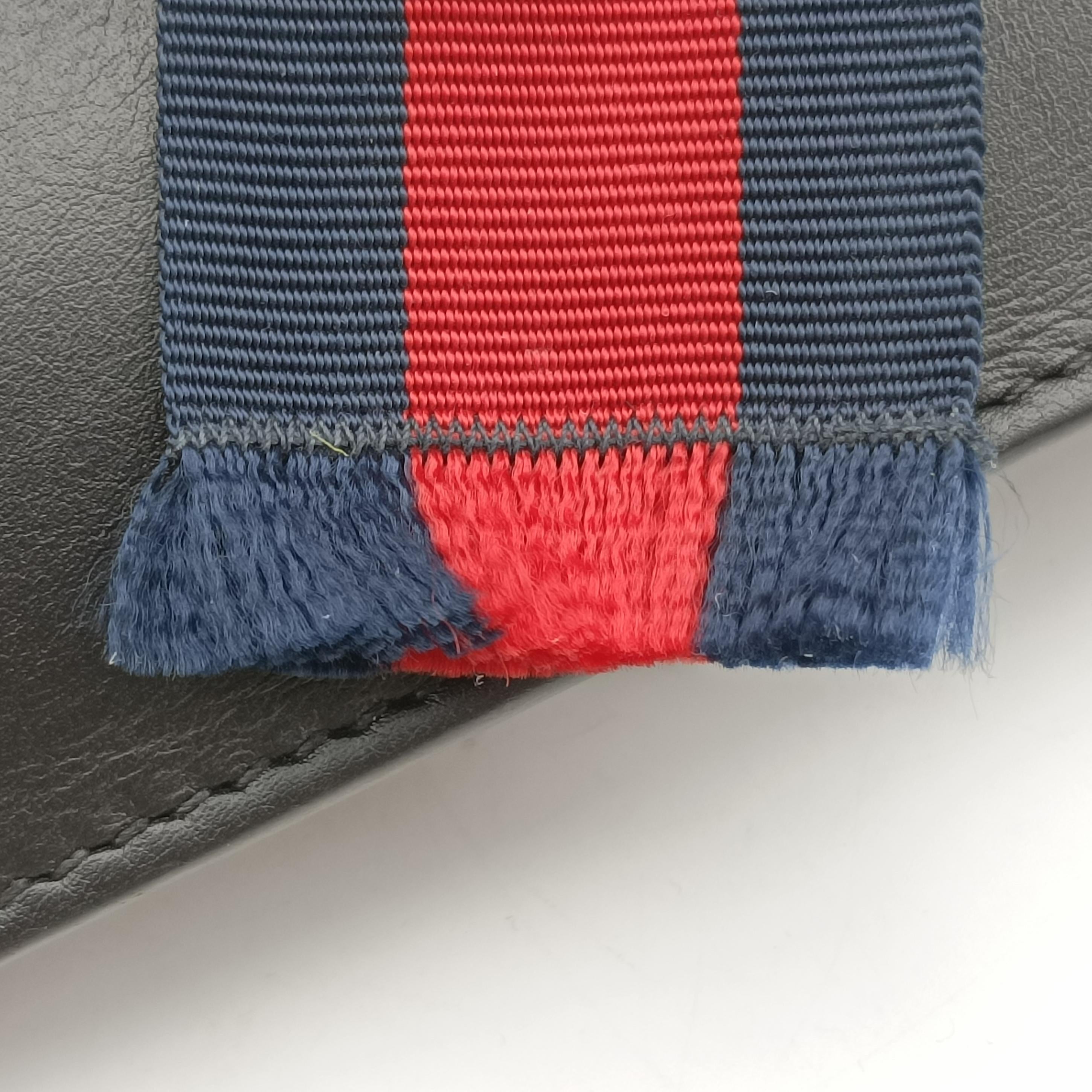 Pre-owned Gucci Broadway Tiger Head Black Leather 453777 shoulderbag | stylenewstar