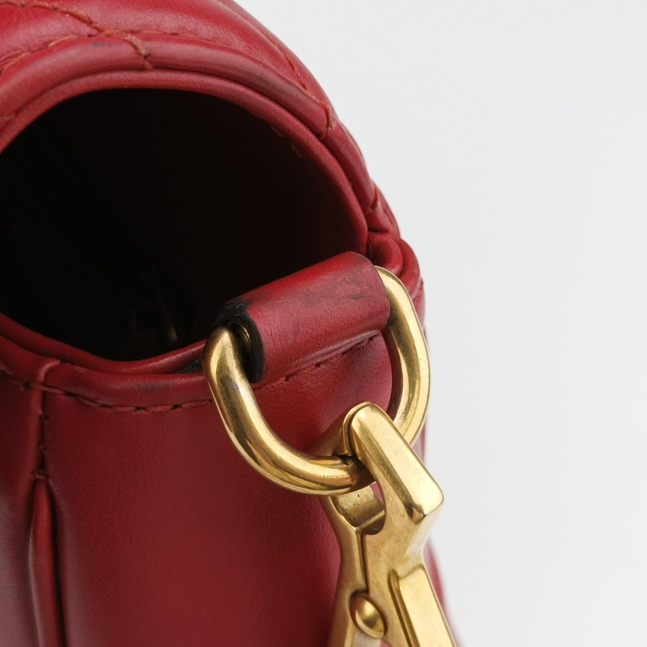 Vintage Gucci GG Marmont Red Leather 498110 shoulderbag | stylenewstar