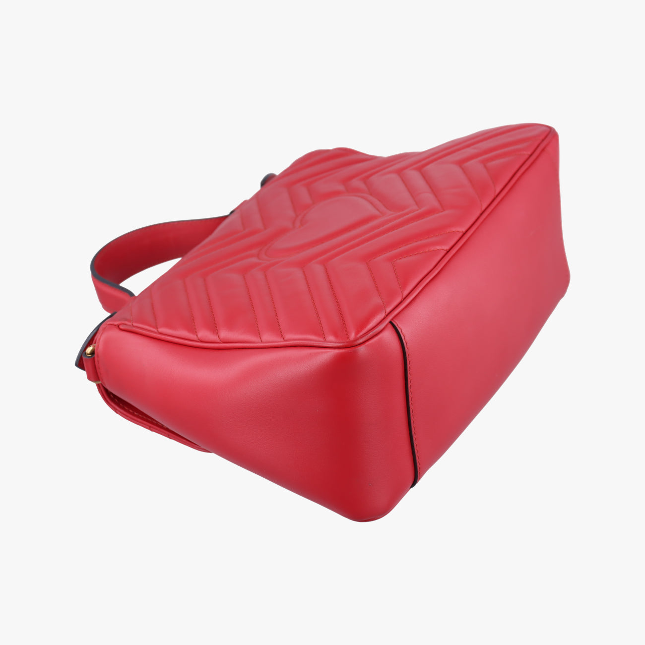 Vintage Gucci GG Marmont Red Leather 498110 shoulderbag | stylenewstar