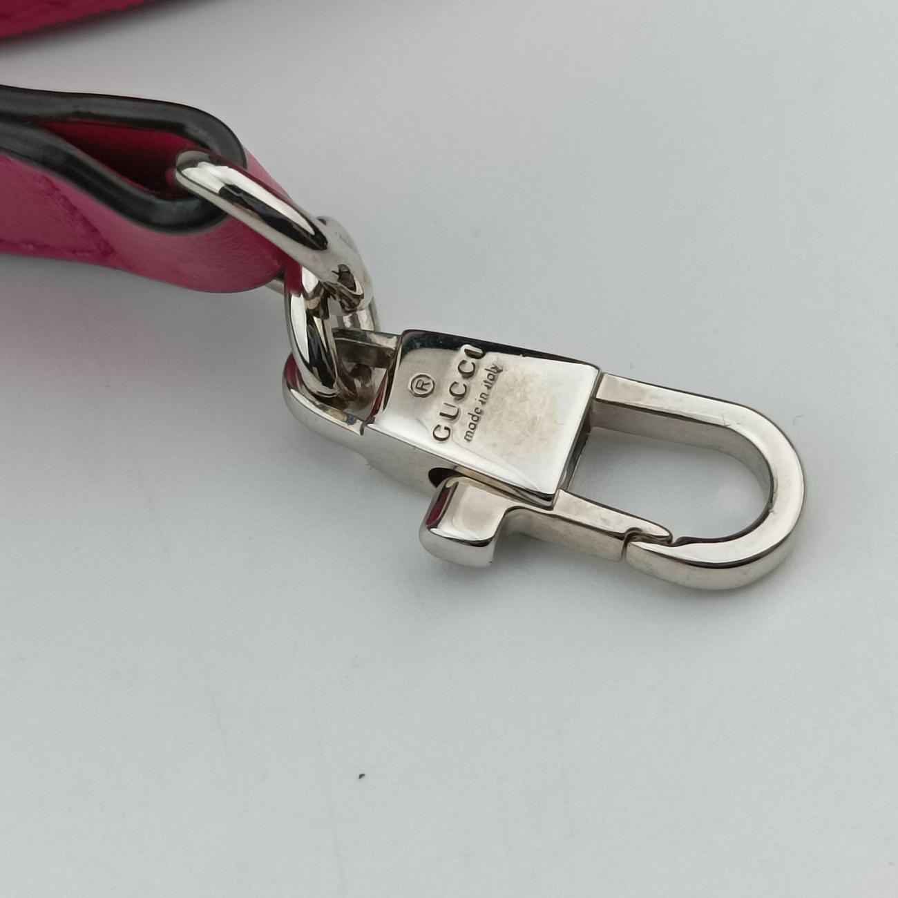 Pre-owned Gucci GG Quilted Mini Messenger Pink canvas x leather 723777 shoulderbag | stylenewstar