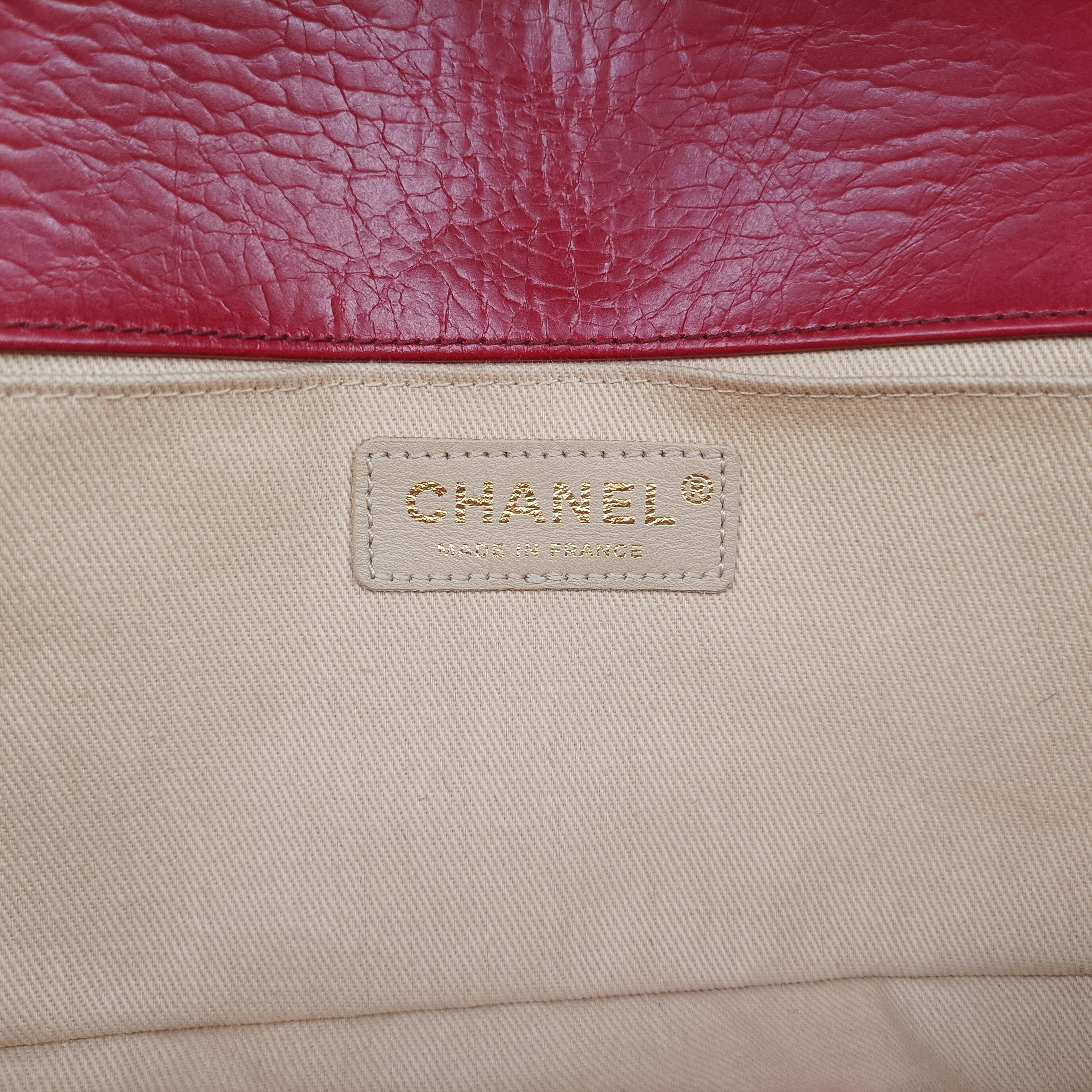 Pre-owned Chanel BOY CHANEL Red Leather A67086 shoulderbag | stylenewstar