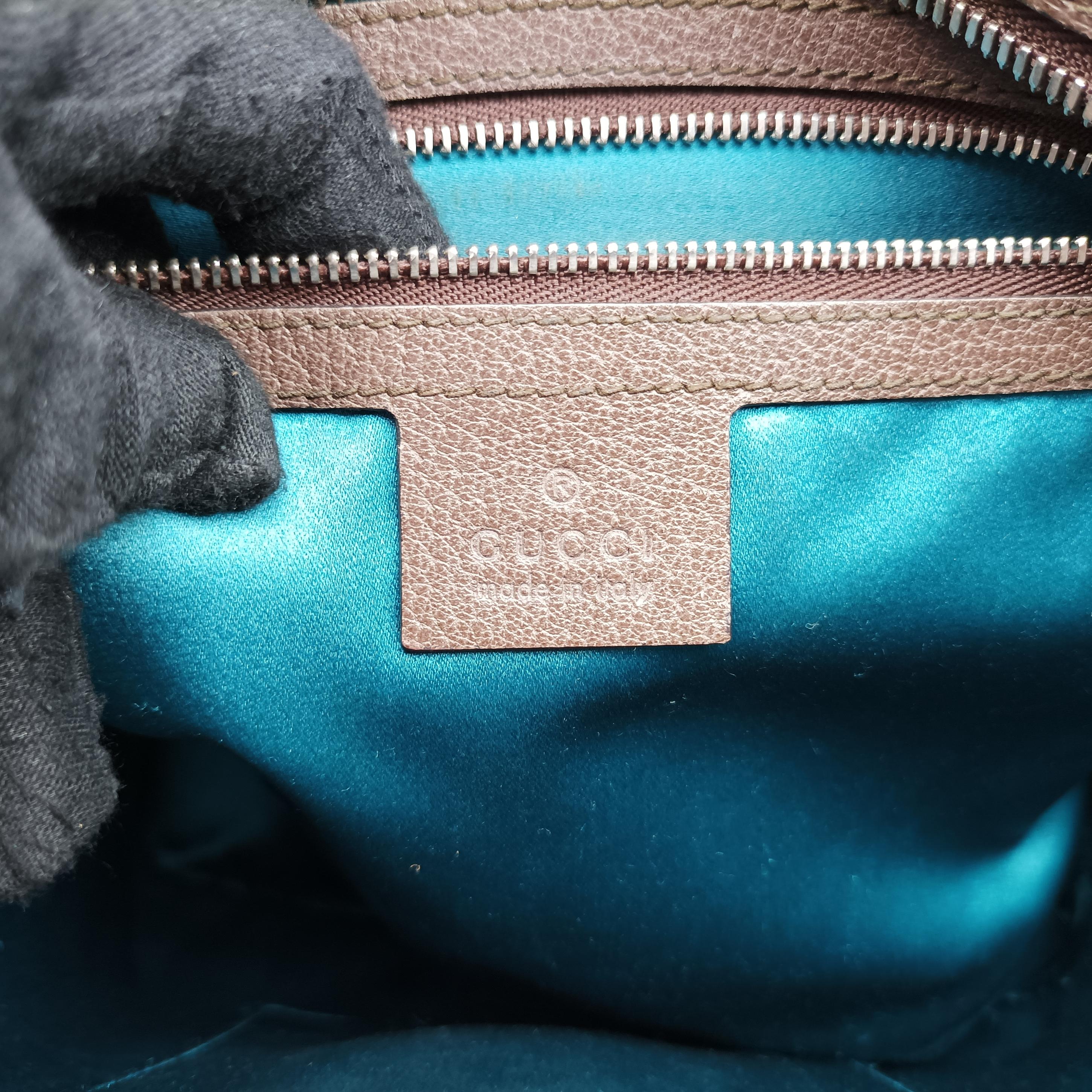 Pre-owned Gucci Dionysus beige×Brown PVC coated canvas 499622 shoulderbag | stylenewstar