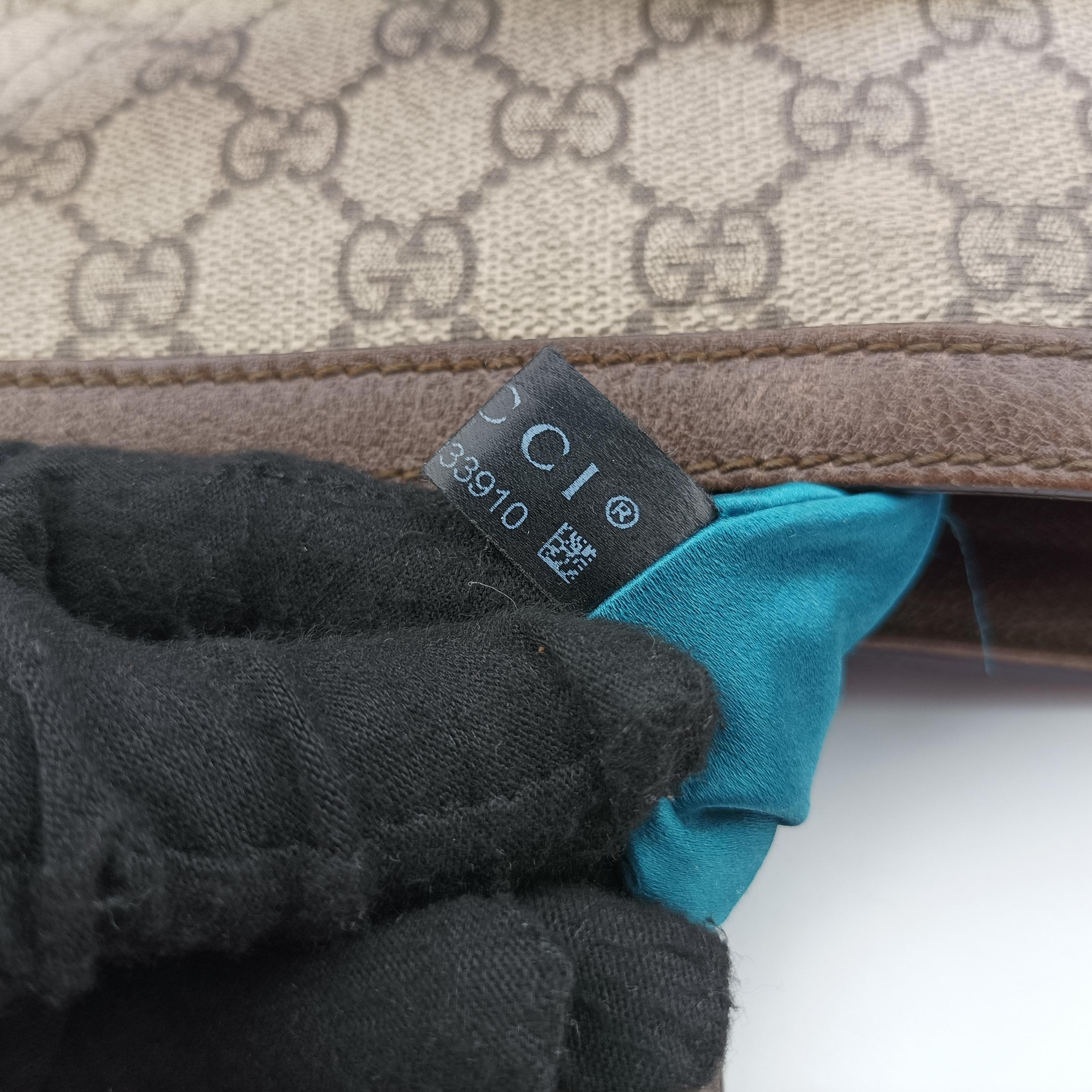 Pre-owned Gucci Dionysus beige×Brown PVC coated canvas 499622 shoulderbag | stylenewstar