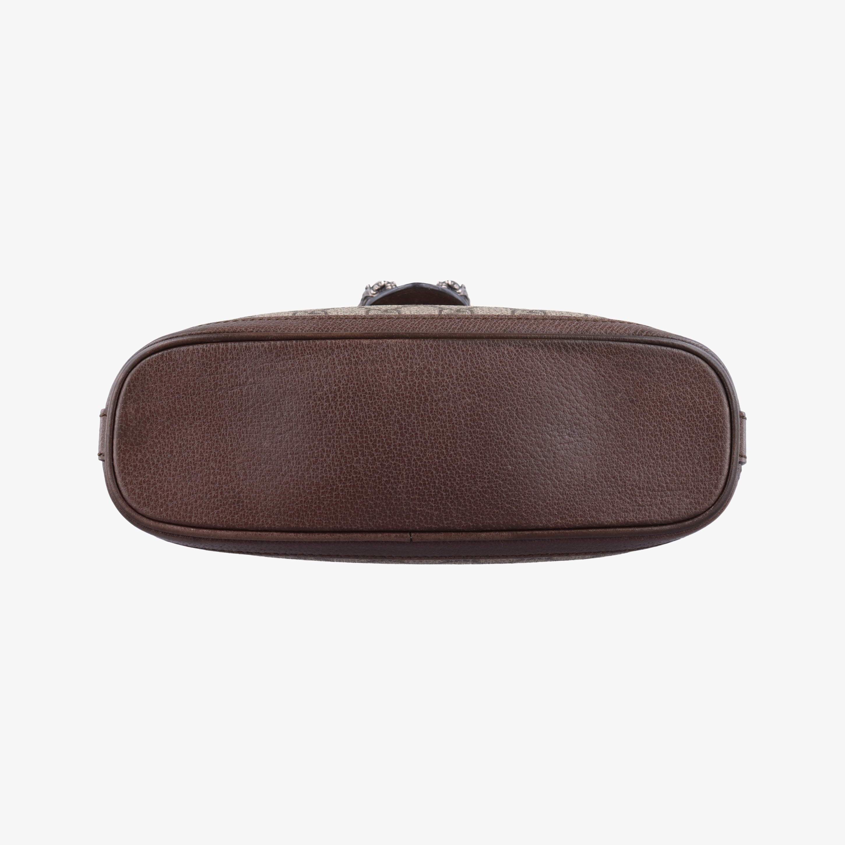 Pre-owned Gucci Dionysus beige×Brown PVC coated canvas 499622 shoulderbag | stylenewstar