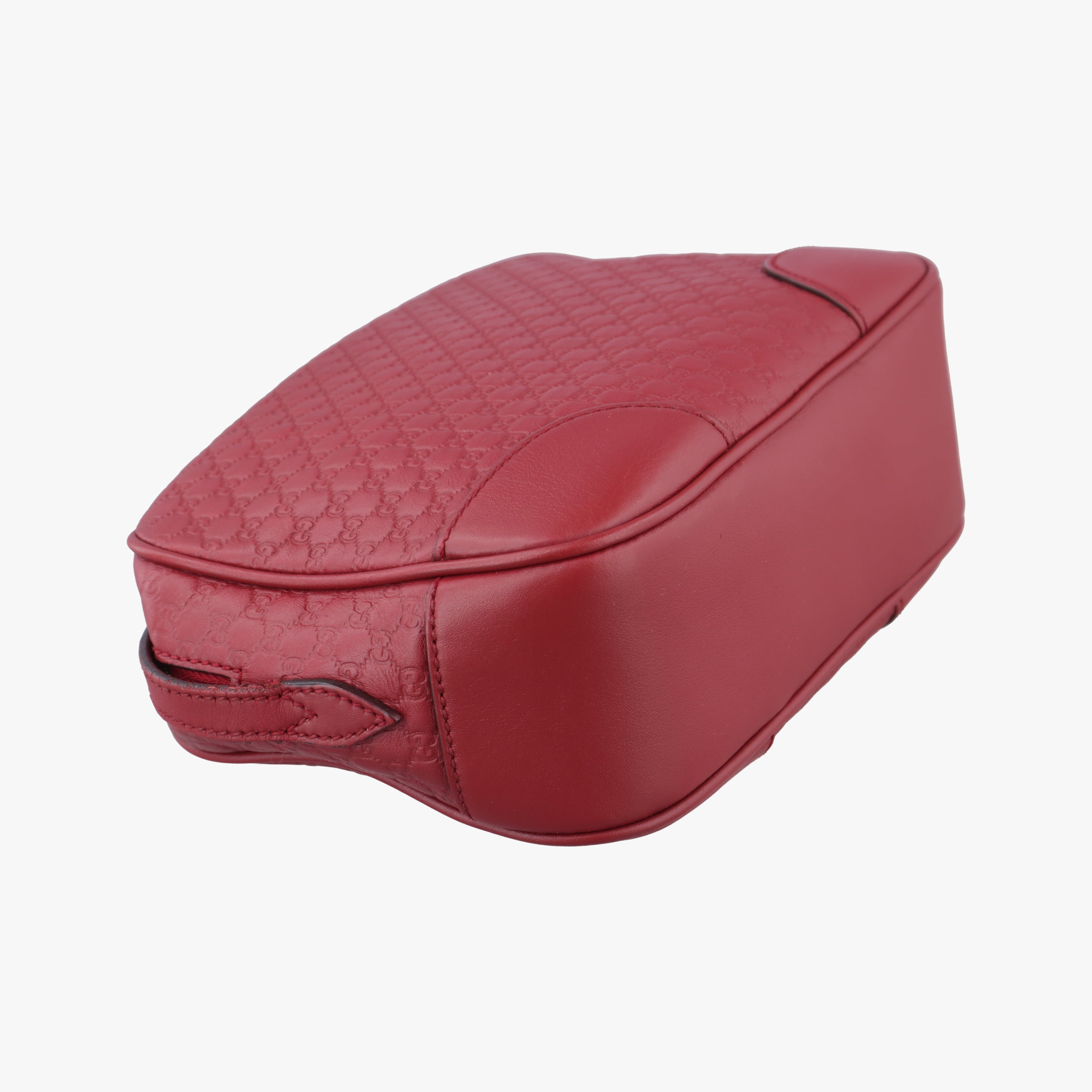 Pre-owned Gucci Bree Microguccissima Red Leather 449413 shoulderbag | stylenewstar