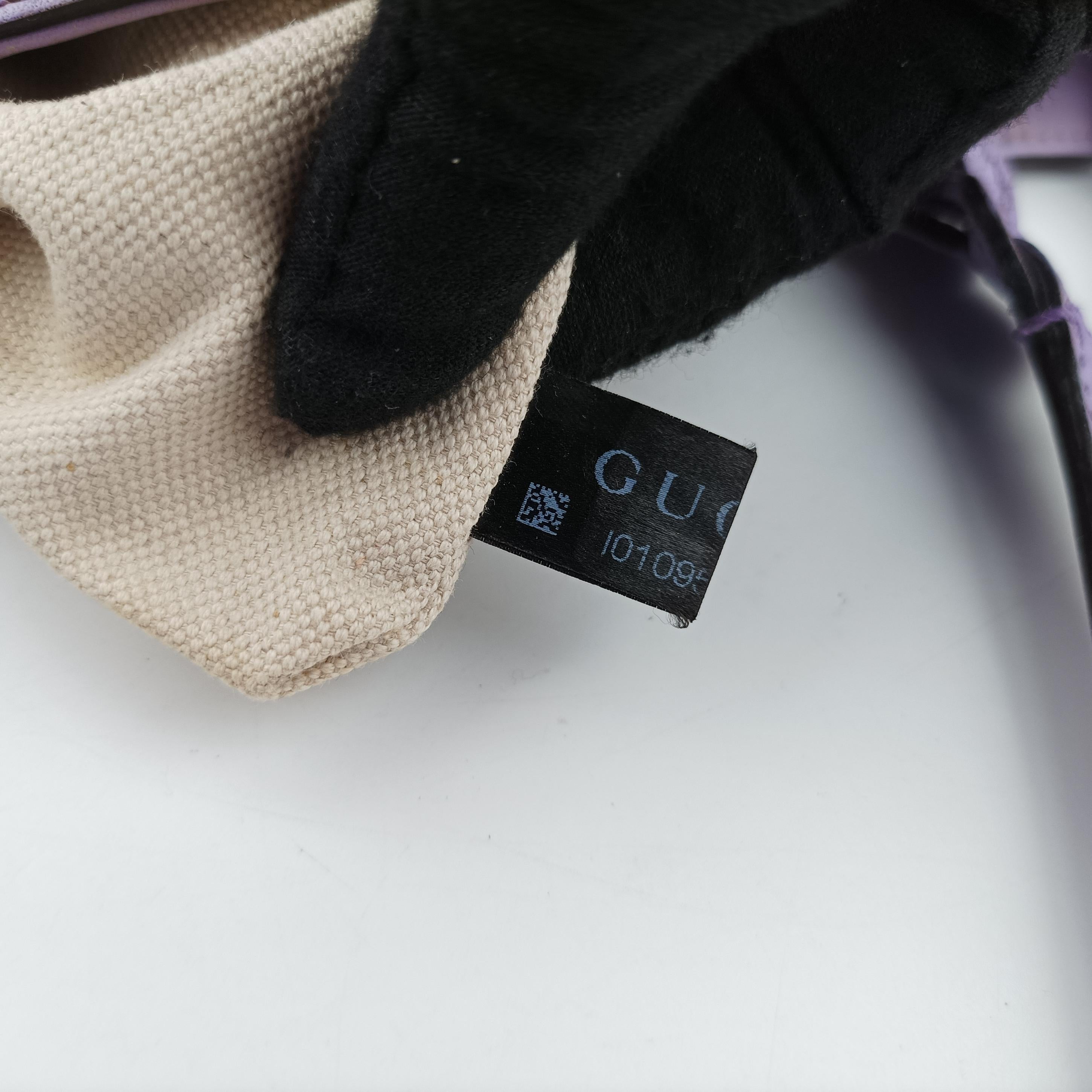 Pre-owned Gucci GG Craft Purple Leather 247209 shoulderbag | stylenewstar