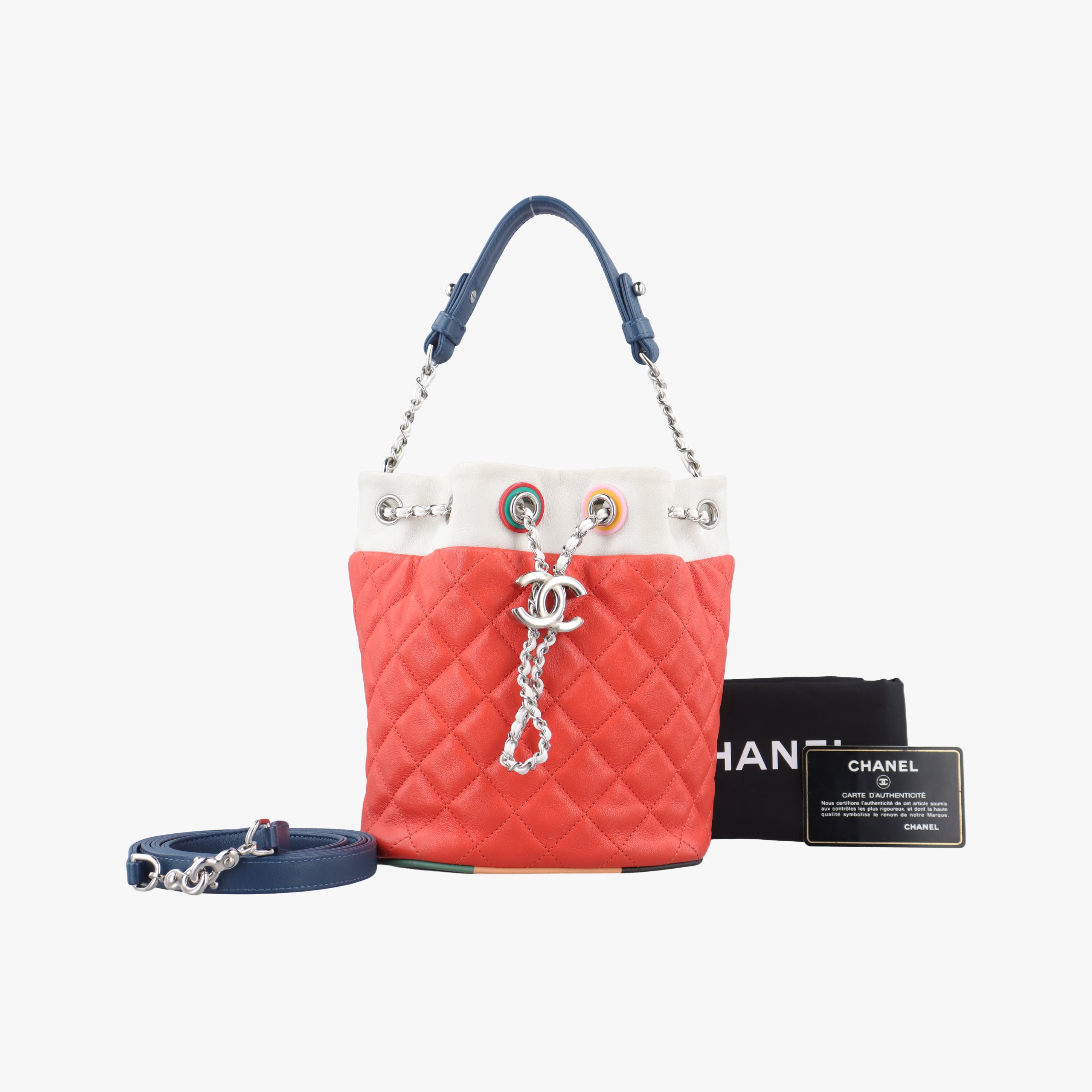 Pre-owned Chanel Drawstring Multicolour Leather A93730 shoulderbag | stylenewstar