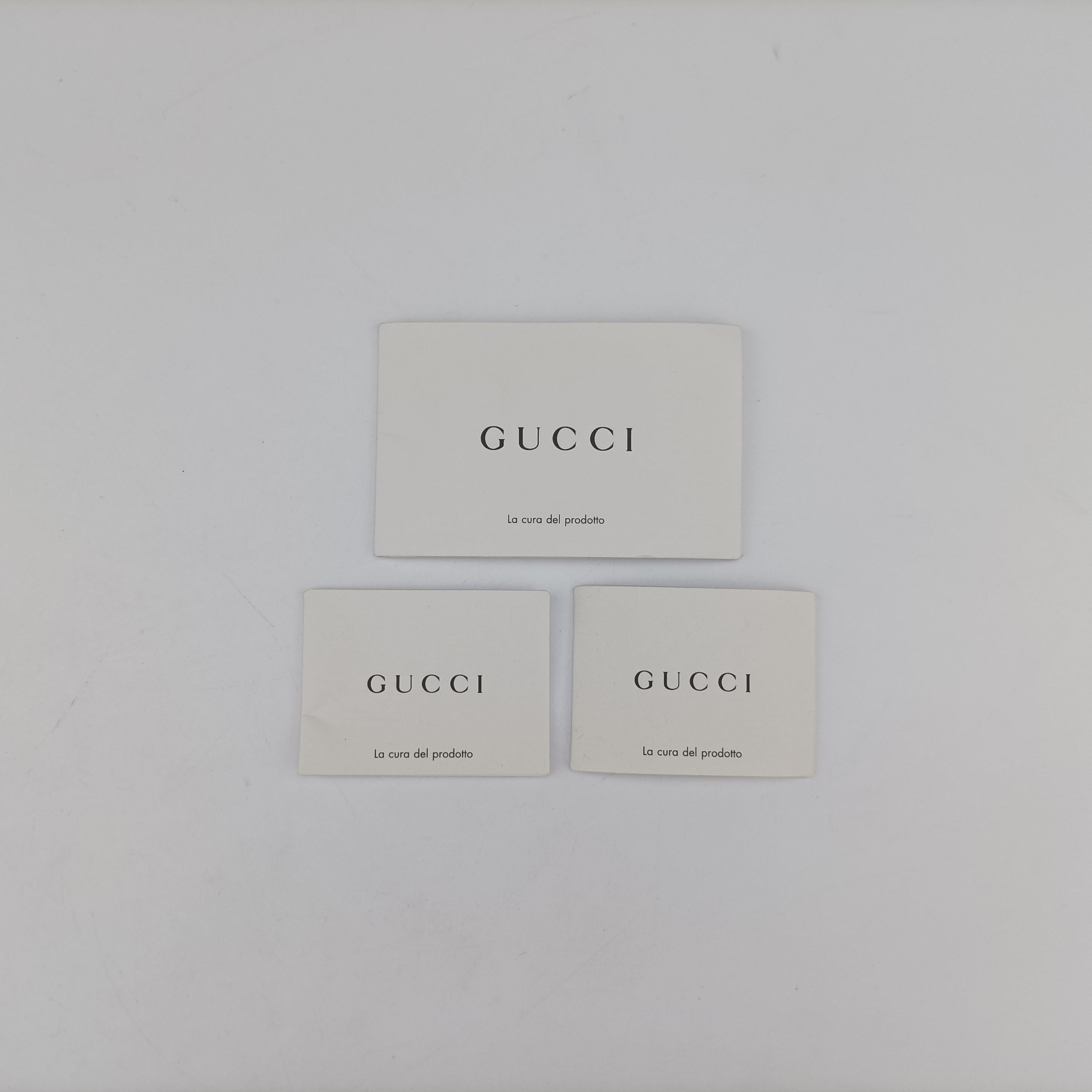 Pre-owned Gucci Laminate pink×blue Leather 534951 shoulderbag | stylenewstar