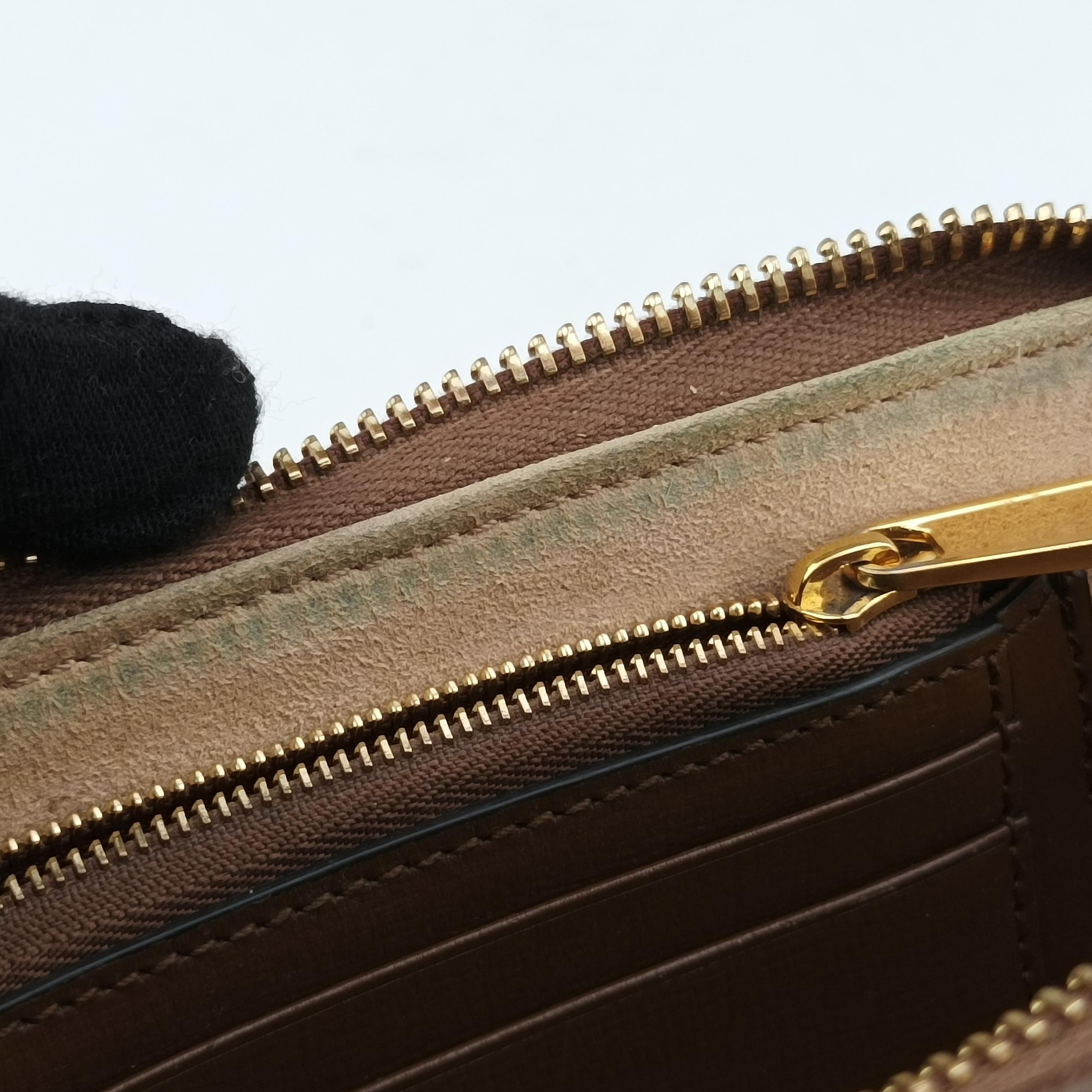 Vintage Gucci Interlocking G Brown PVC coated canvas 671674 shoulderbag | stylenewstar