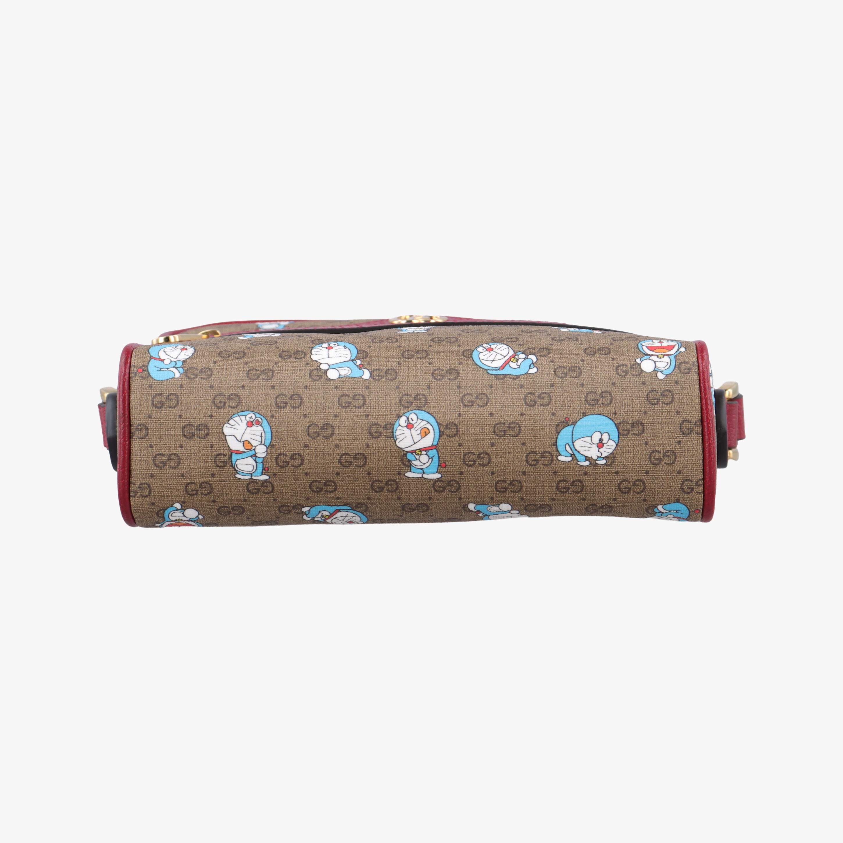 Vintage Gucci GG Supreme Doraemon Collaboration Red×Multicolour PVC coated canvas 647784 shoulderbag | stylenewstar