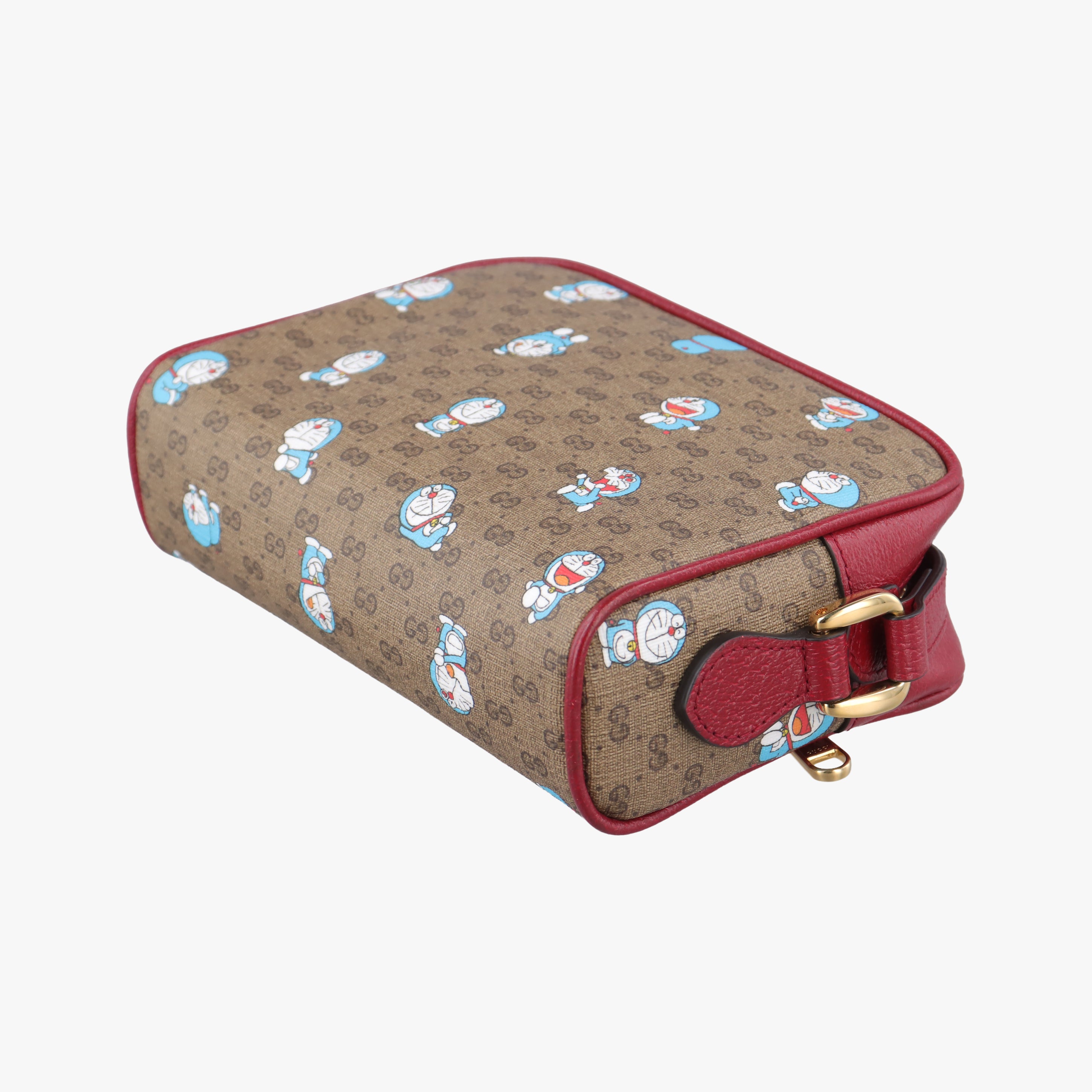 Vintage Gucci GG Supreme Doraemon Collaboration Red×Multicolour PVC coated canvas 647784 shoulderbag | stylenewstar