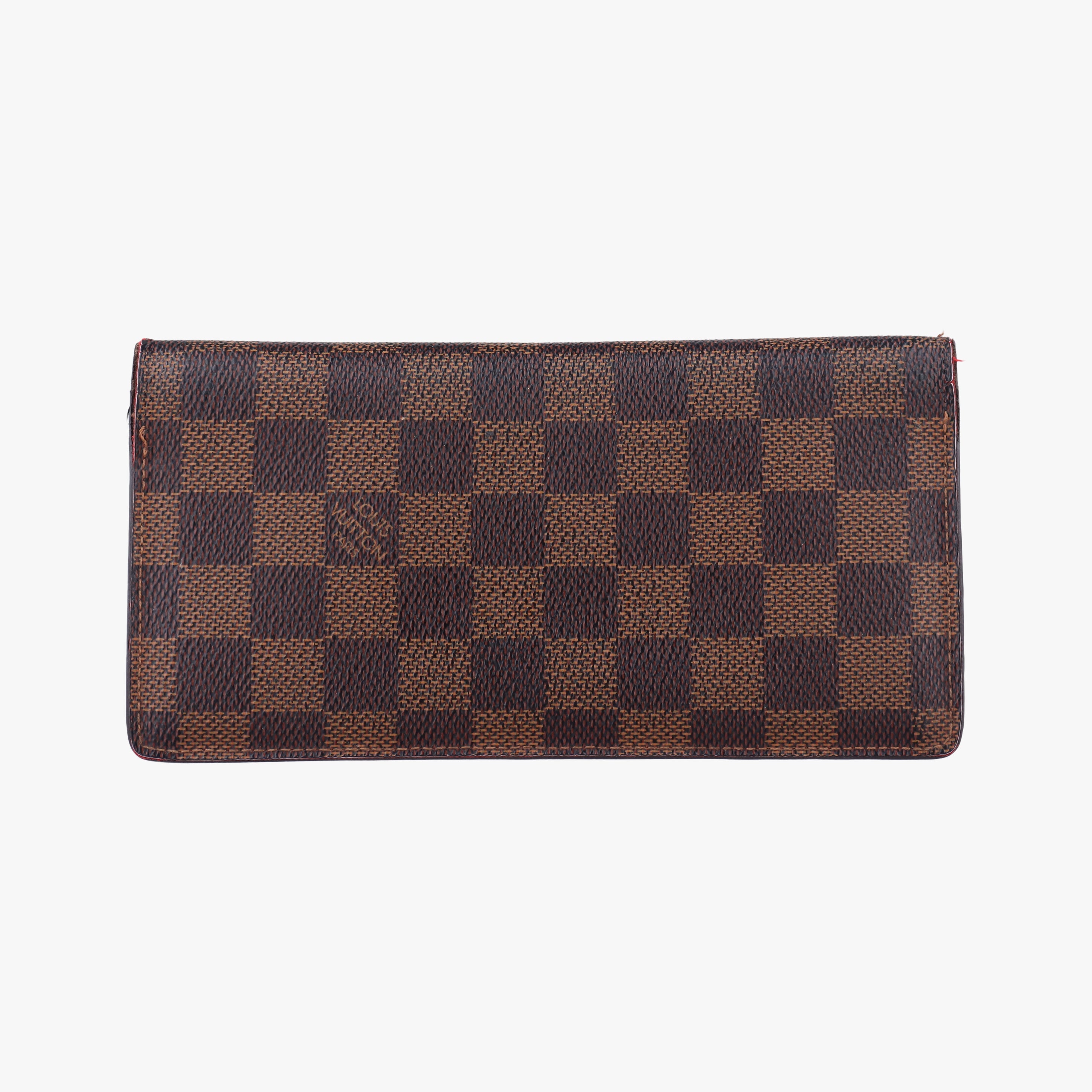 Vintage Louis Vuitton Damier Portefeuille Brazza Bifold EBENE Damier Canvas N60017 long-wallet | stylenewstar