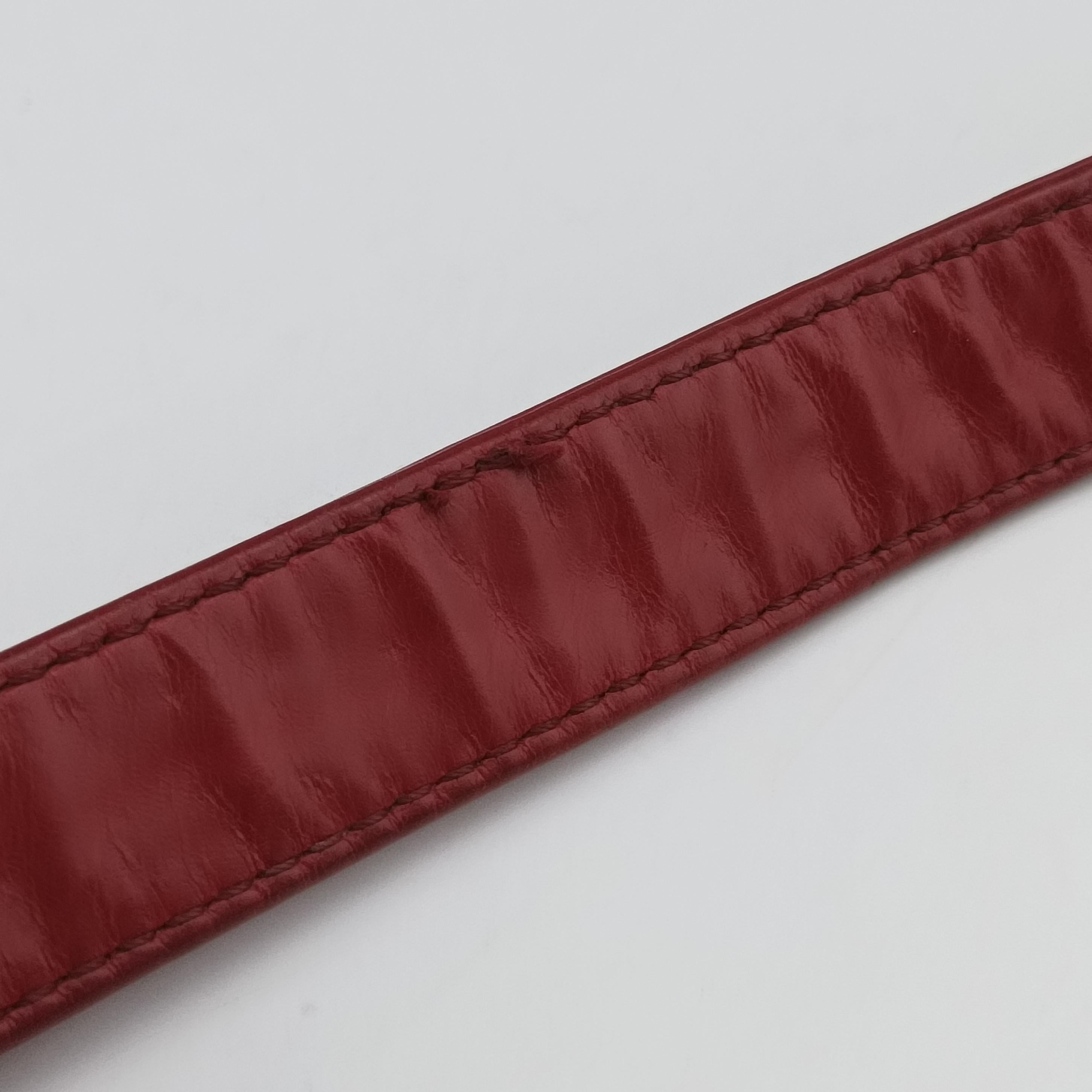 Pre-owned Chanel BOY CHANEL Red Leather A67087 shoulderbag | stylenewstar