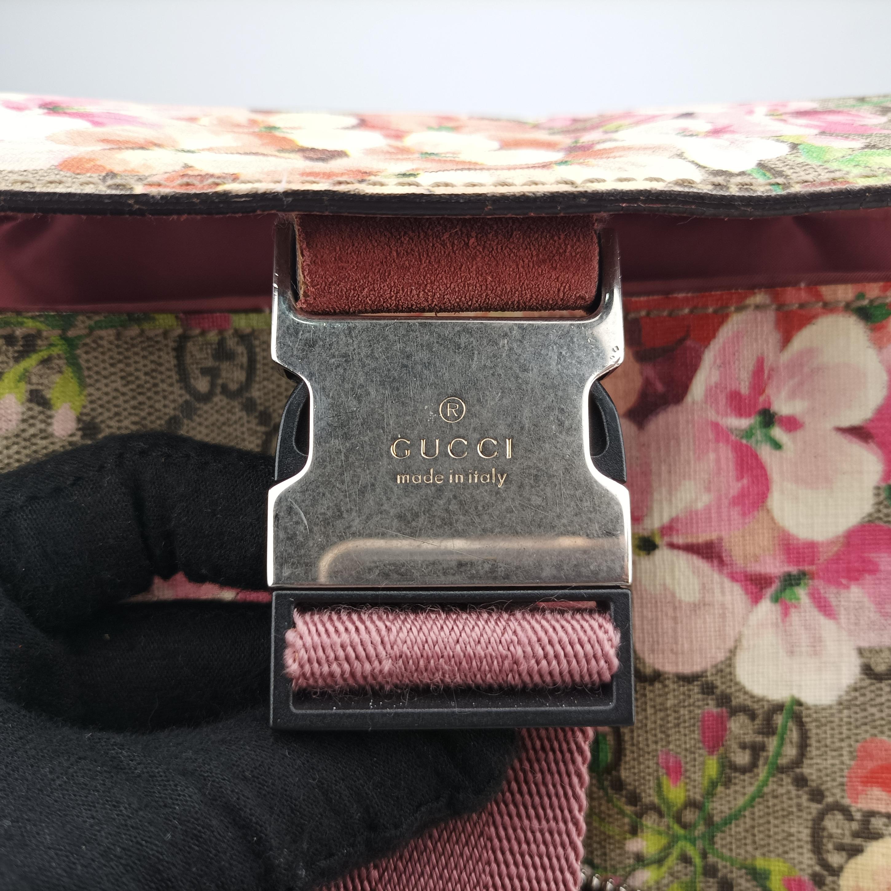 Pre-owned Gucci GG Blooms Beige×Multicolour PVC coated canvas 410544 backpack/rucksack | stylenewstar