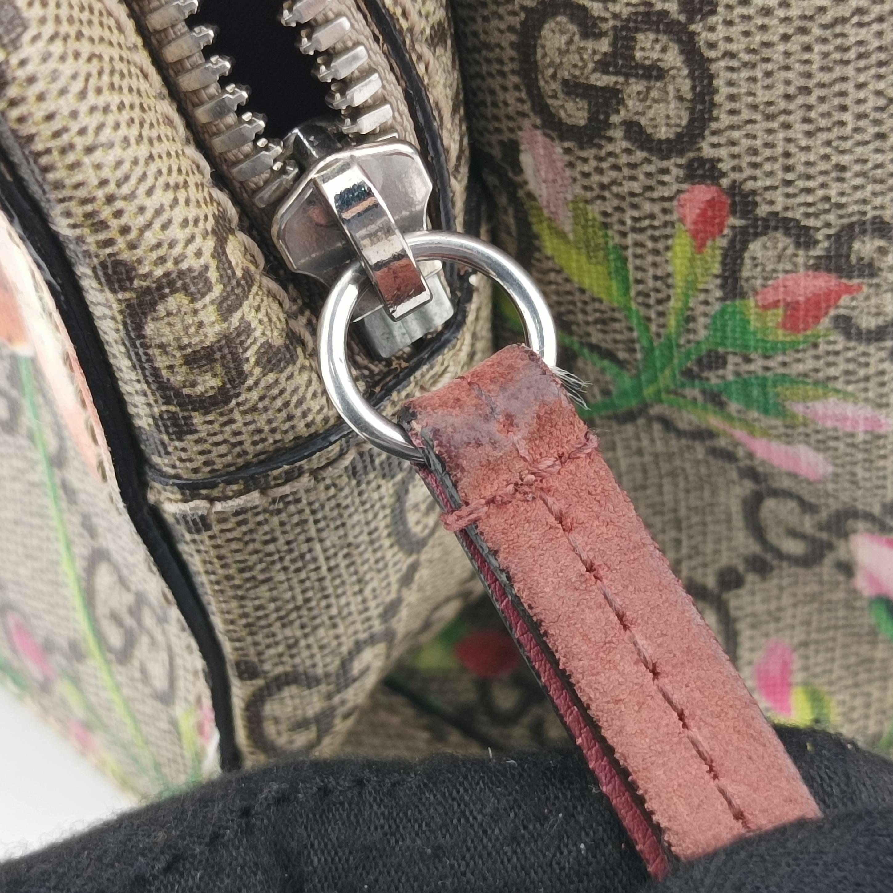 Pre-owned Gucci GG Blooms Beige×Multicolour PVC coated canvas 410544 backpack/rucksack | stylenewstar