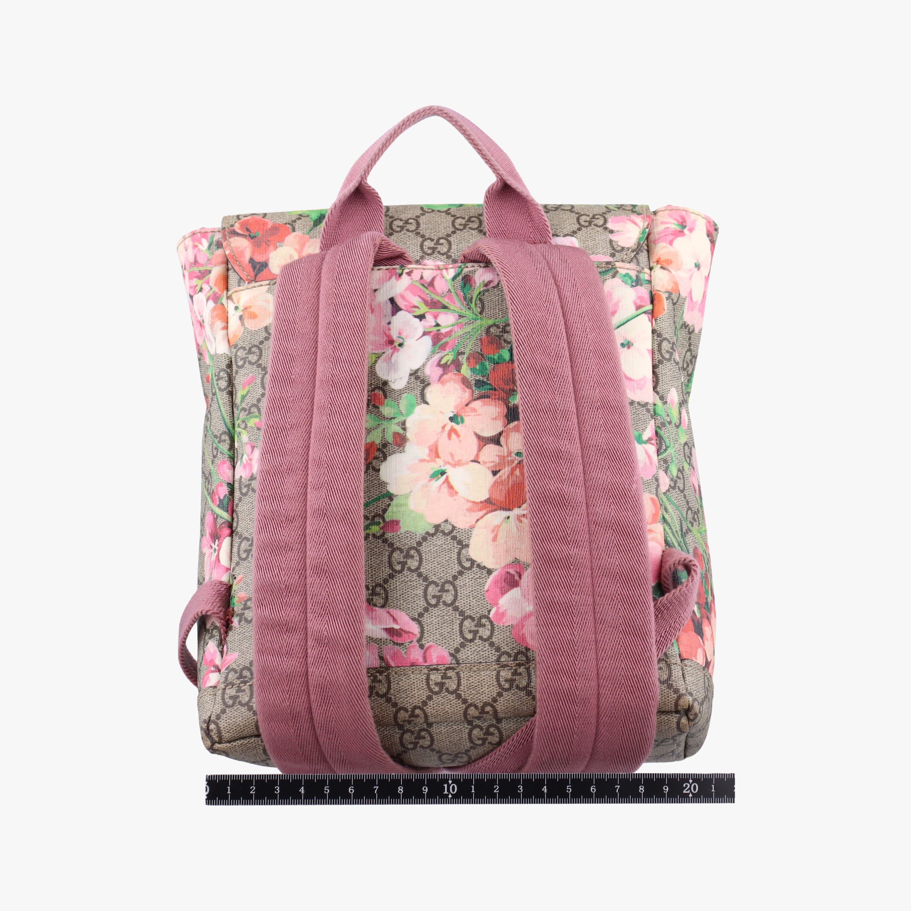 Pre-owned Gucci GG Blooms Beige×Multicolour PVC coated canvas 410544 backpack/rucksack | stylenewstar