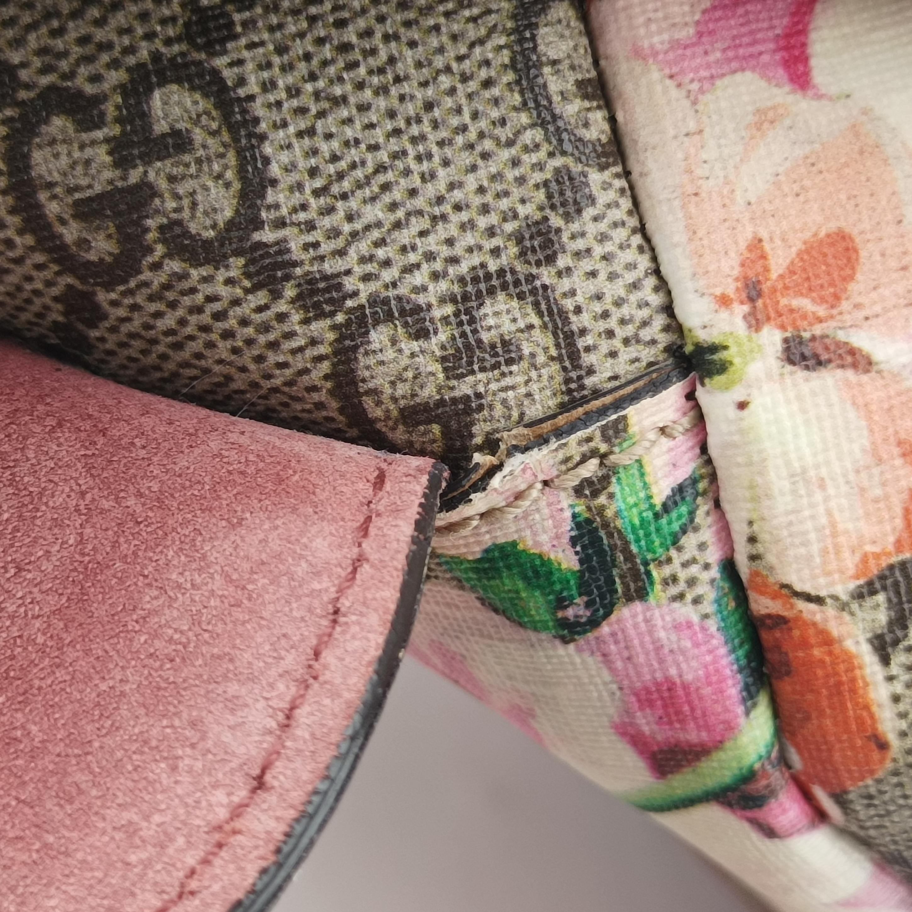 Pre-owned Gucci GG Blooms Beige×Multicolour PVC coated canvas 410544 backpack/rucksack | stylenewstar