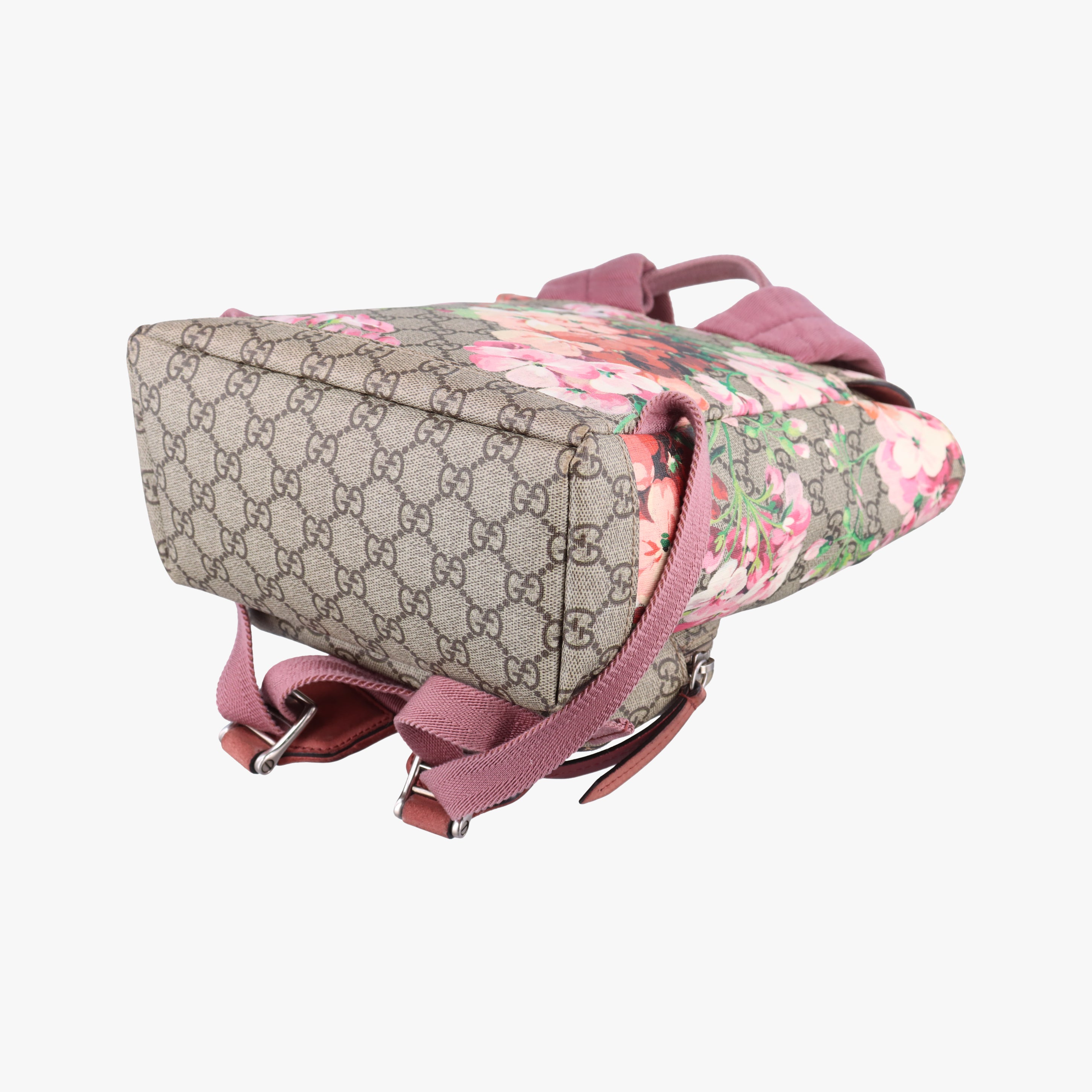 Pre-owned Gucci GG Blooms Beige×Multicolour PVC coated canvas 410544 backpack/rucksack | stylenewstar