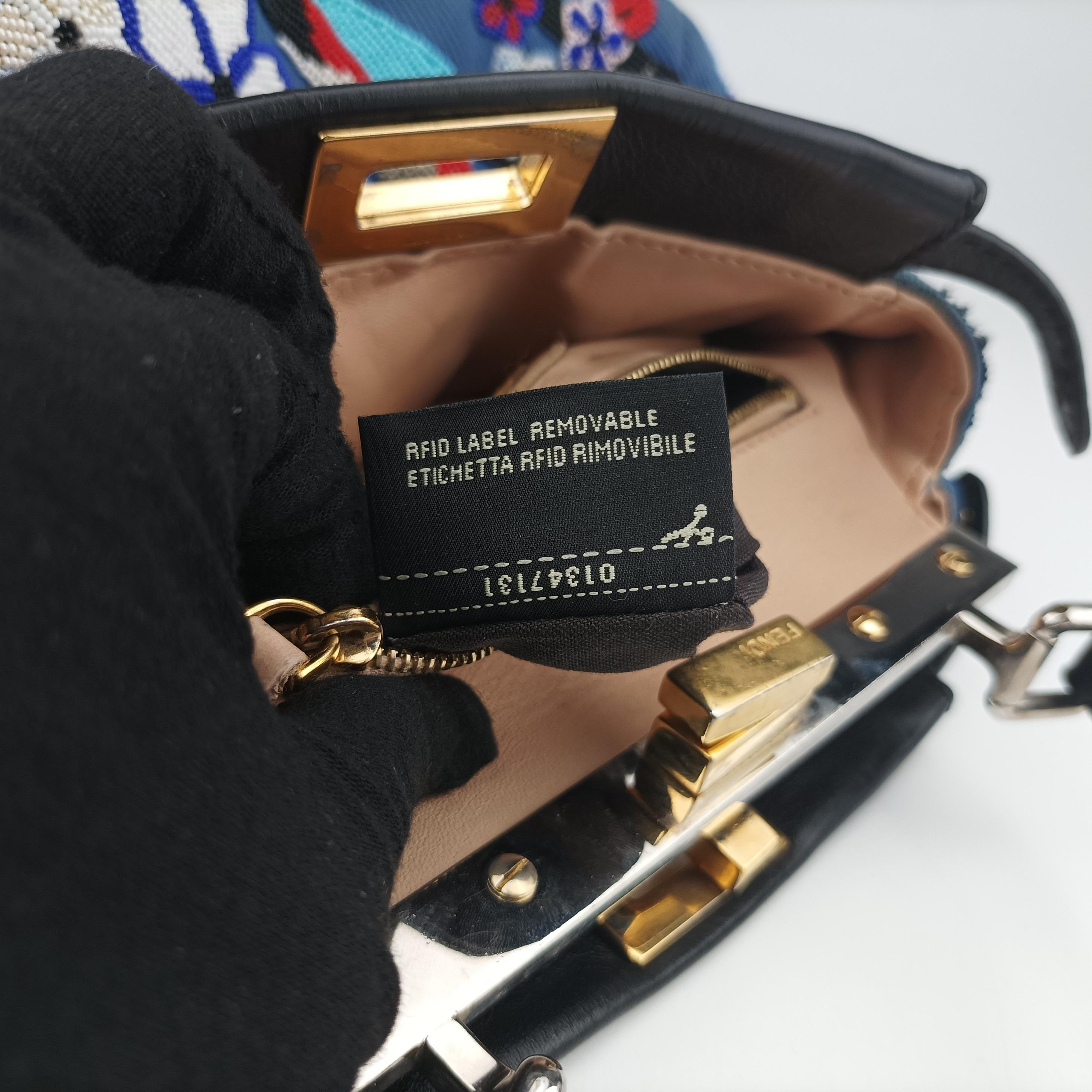 Vintage Fendi PEEKABOO Multicolour Canvas×Leather 8BN244 shoulderbag | stylenewstar