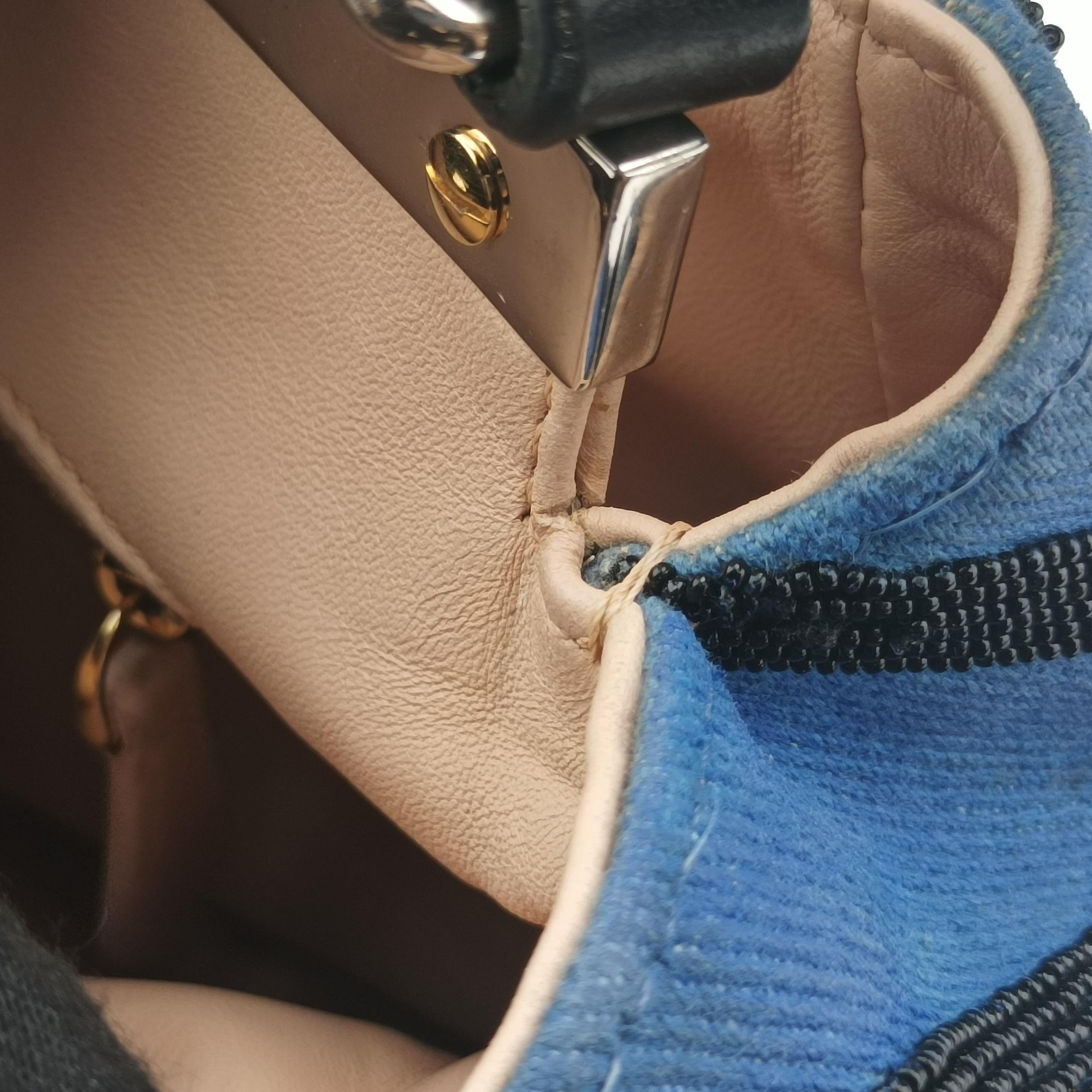 Vintage Fendi PEEKABOO Multicolour Canvas×Leather 8BN244 shoulderbag | stylenewstar