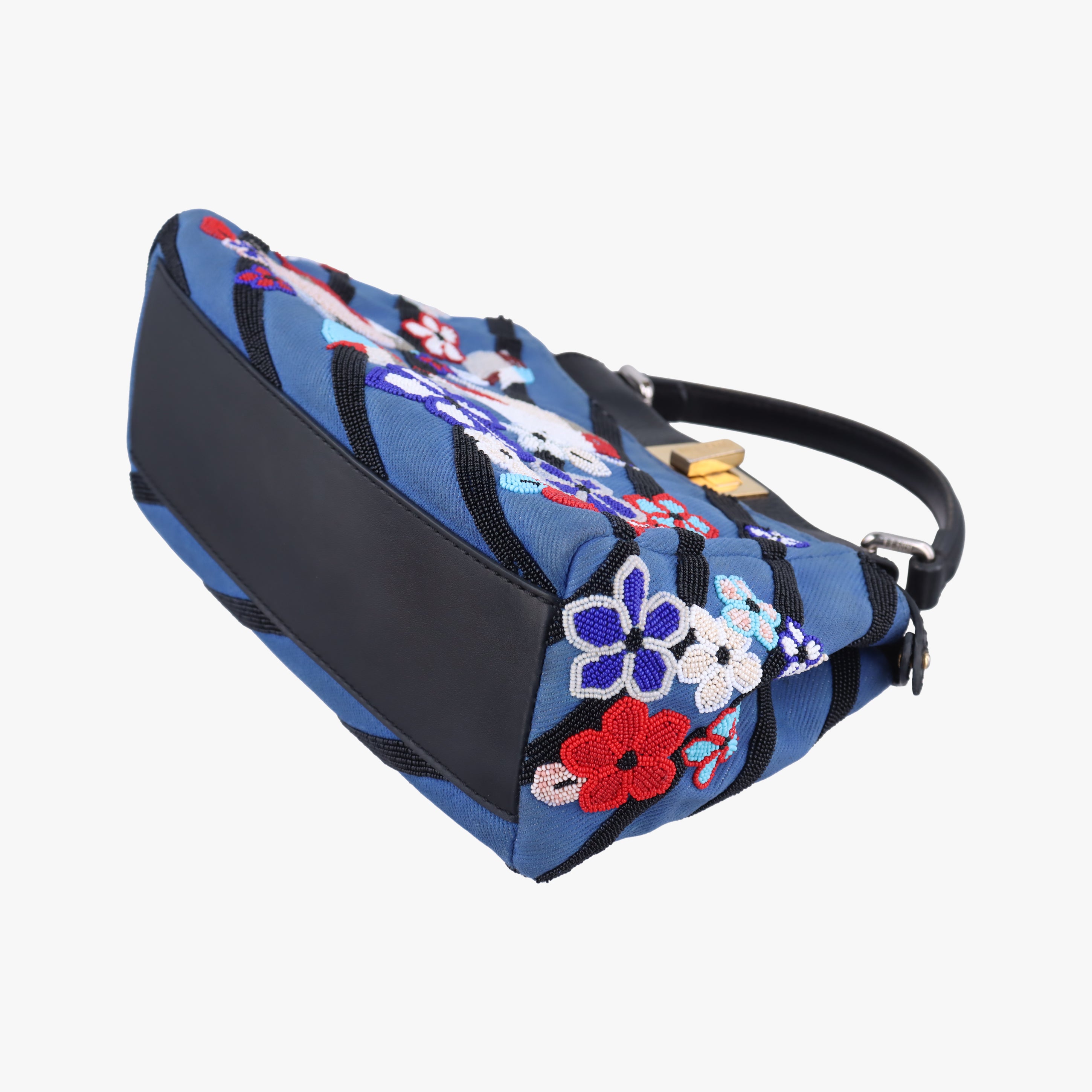 Vintage Fendi PEEKABOO Multicolour Canvas×Leather 8BN244 shoulderbag | stylenewstar