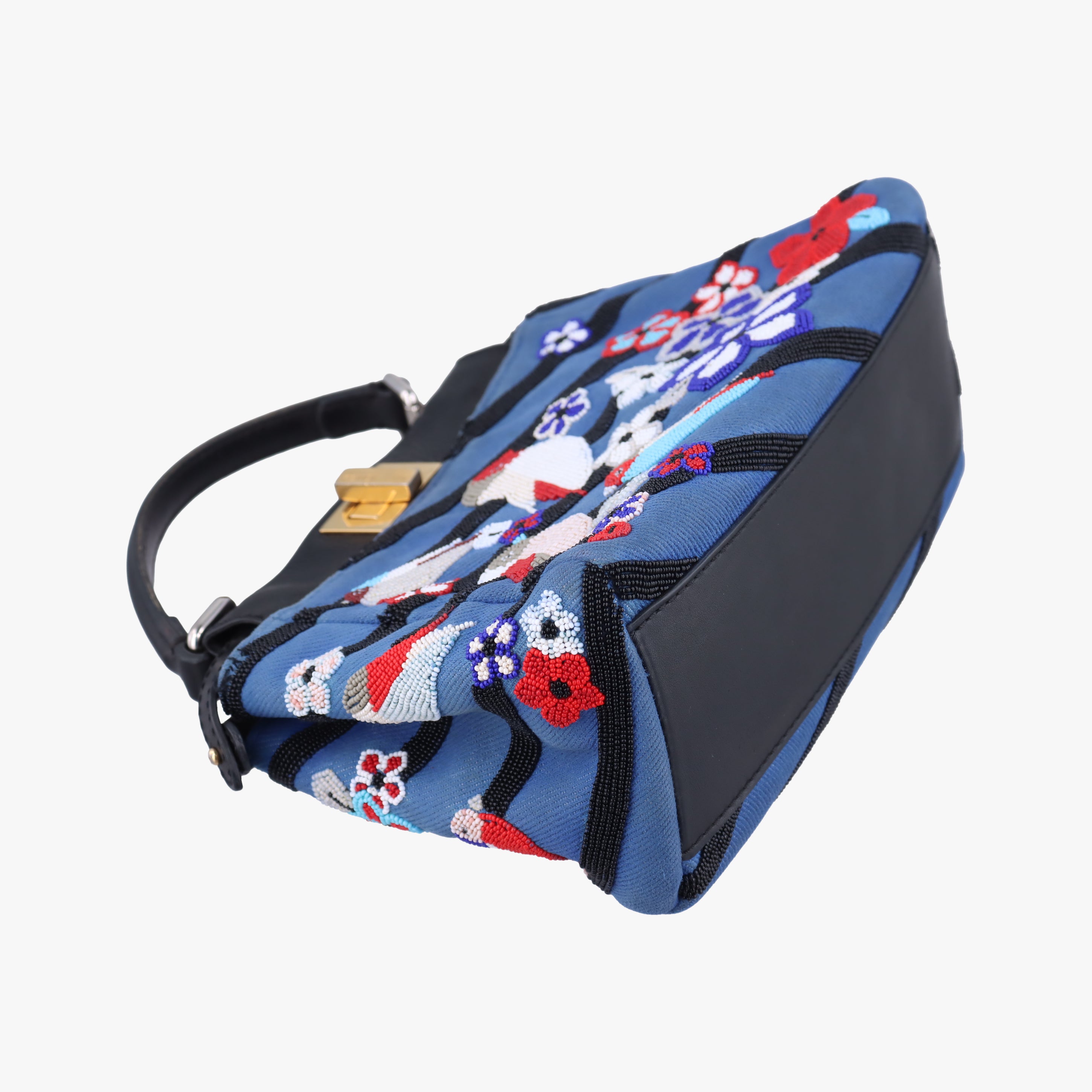 Vintage Fendi PEEKABOO Multicolour Canvas×Leather 8BN244 shoulderbag | stylenewstar