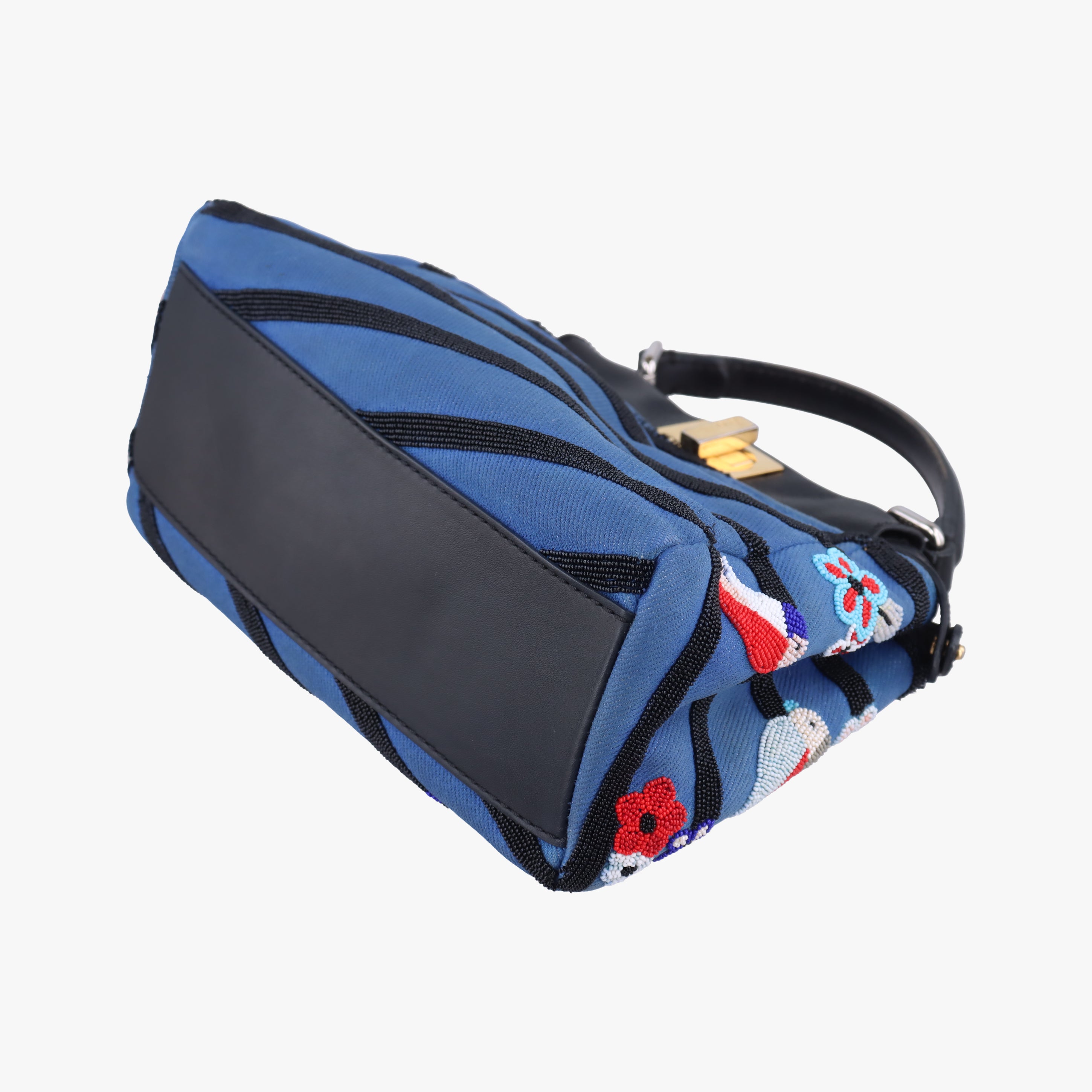 Vintage Fendi PEEKABOO Multicolour Canvas×Leather 8BN244 shoulderbag | stylenewstar