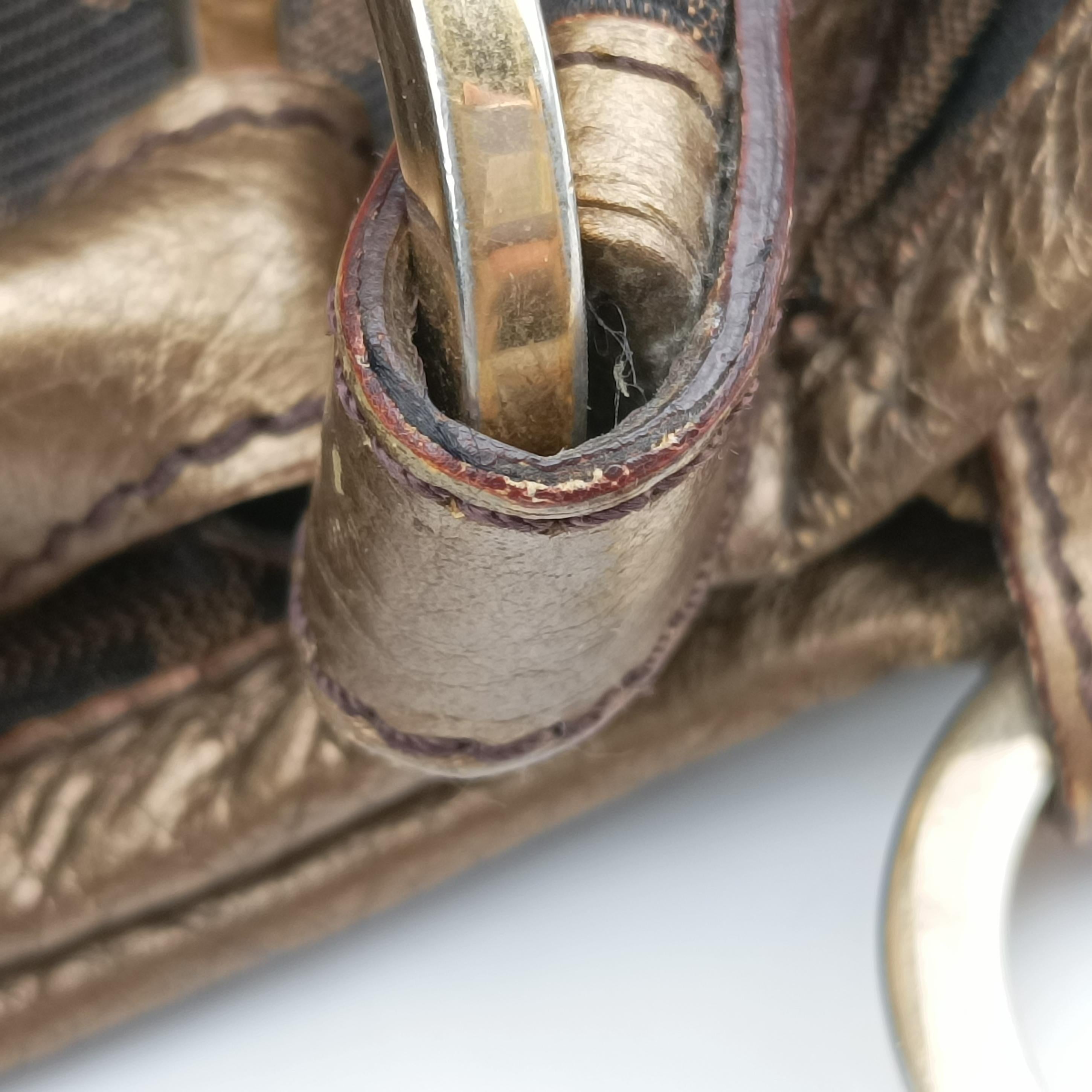 Pre-owned Fendi Zucca Print Brown canvas 8BH186 handbag | stylenewstar