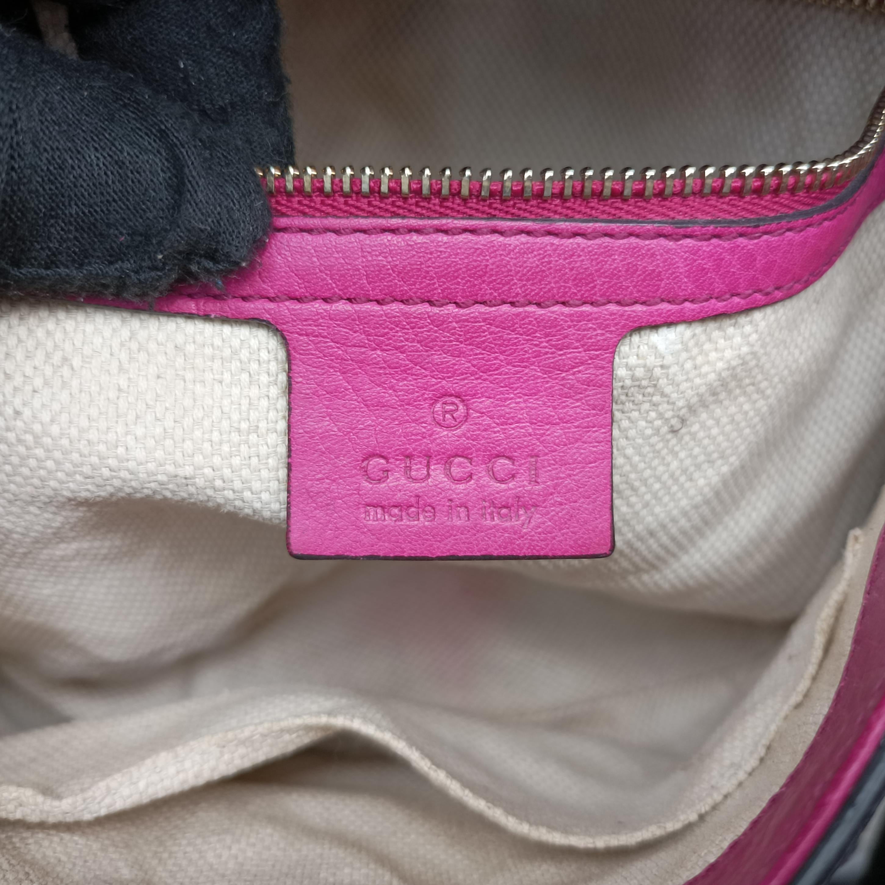 Vintage Gucci SOHO Rose Leather 336752 shoulderbag | stylenewstar