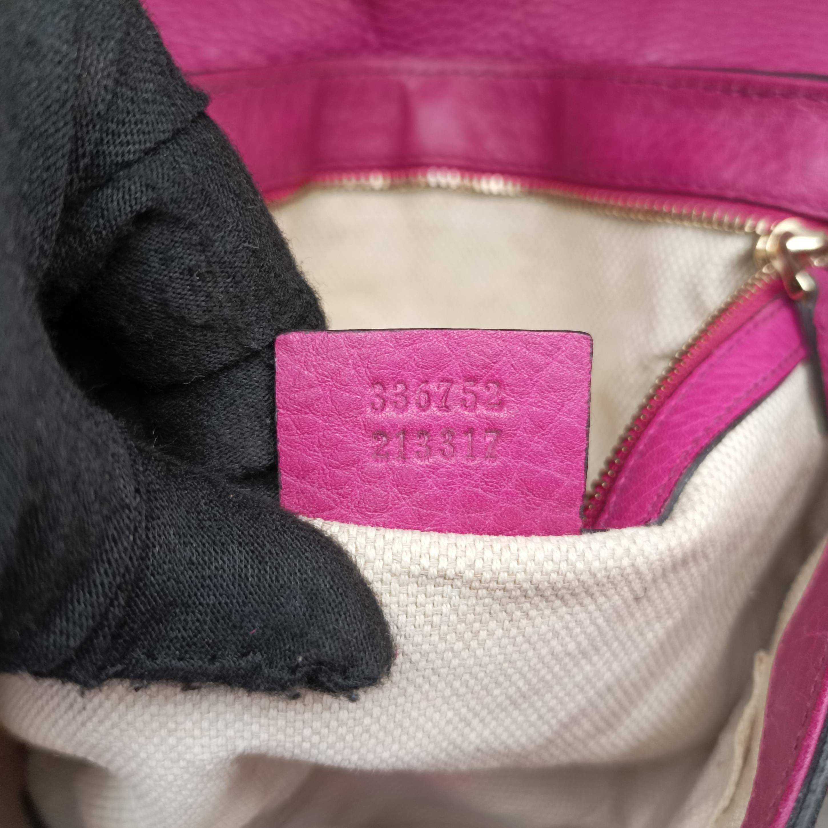 Vintage Gucci SOHO Rose Leather 336752 shoulderbag | stylenewstar