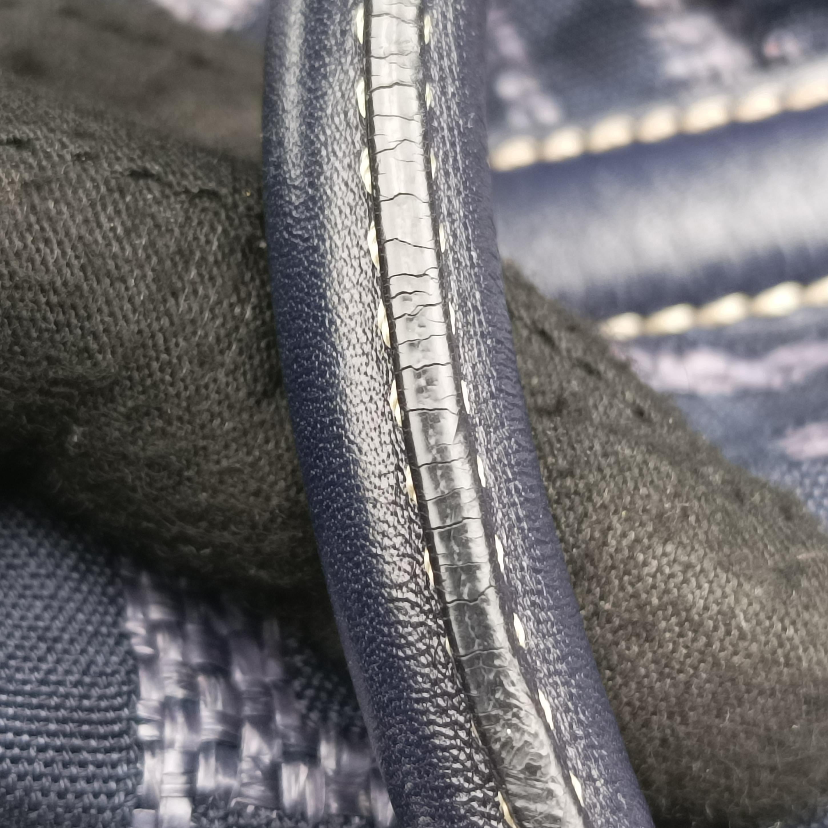 Vintage Fendi Zucca Print Blue Canvas 8BH186 handbag | stylenewstar