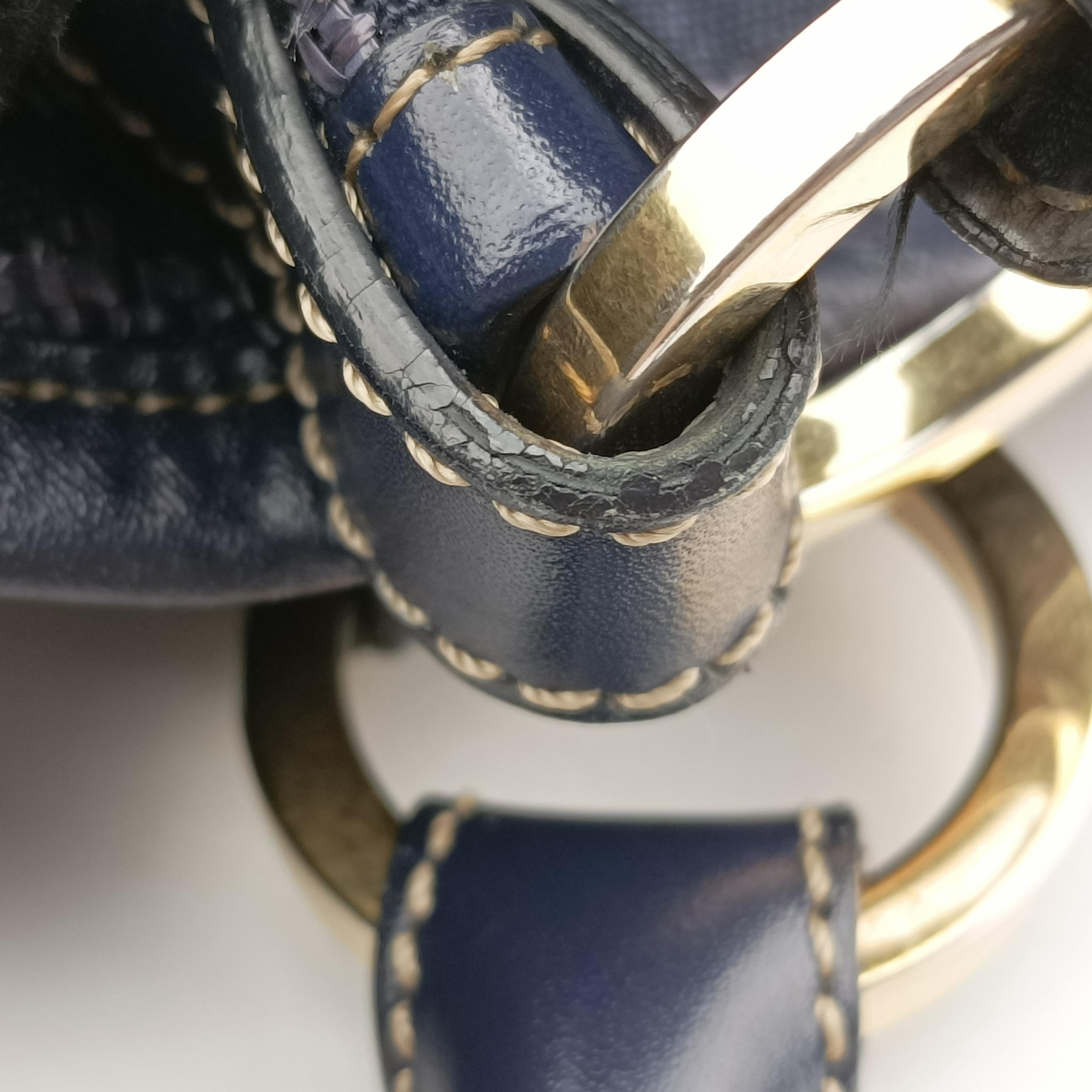 Vintage Fendi Zucca Print Blue Canvas 8BH186 handbag | stylenewstar