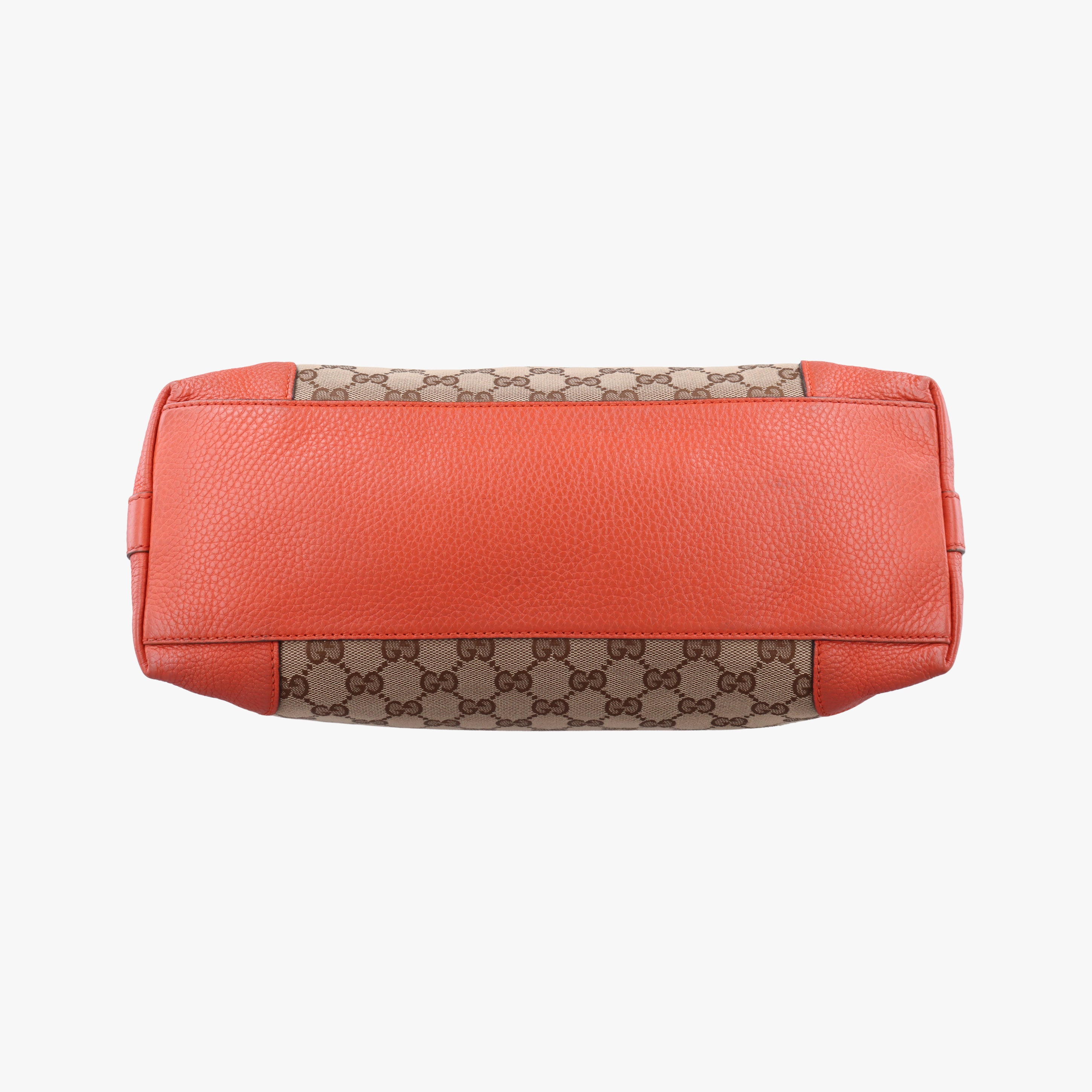 Pre-owned Gucci Miss GG Hobo beige×orange canvas x leather 326514 shoulderbag | stylenewstar