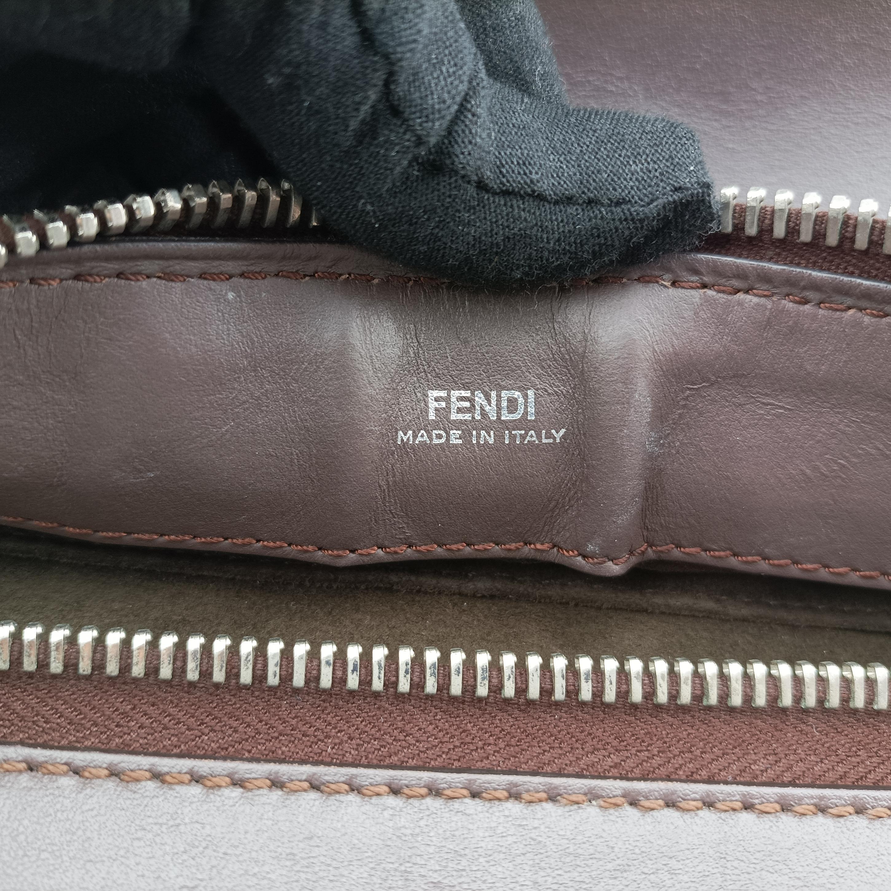 Secondhand Fendi Dotcom Click Small Brown Leather 8BN299 shoulderbag | stylenewstar