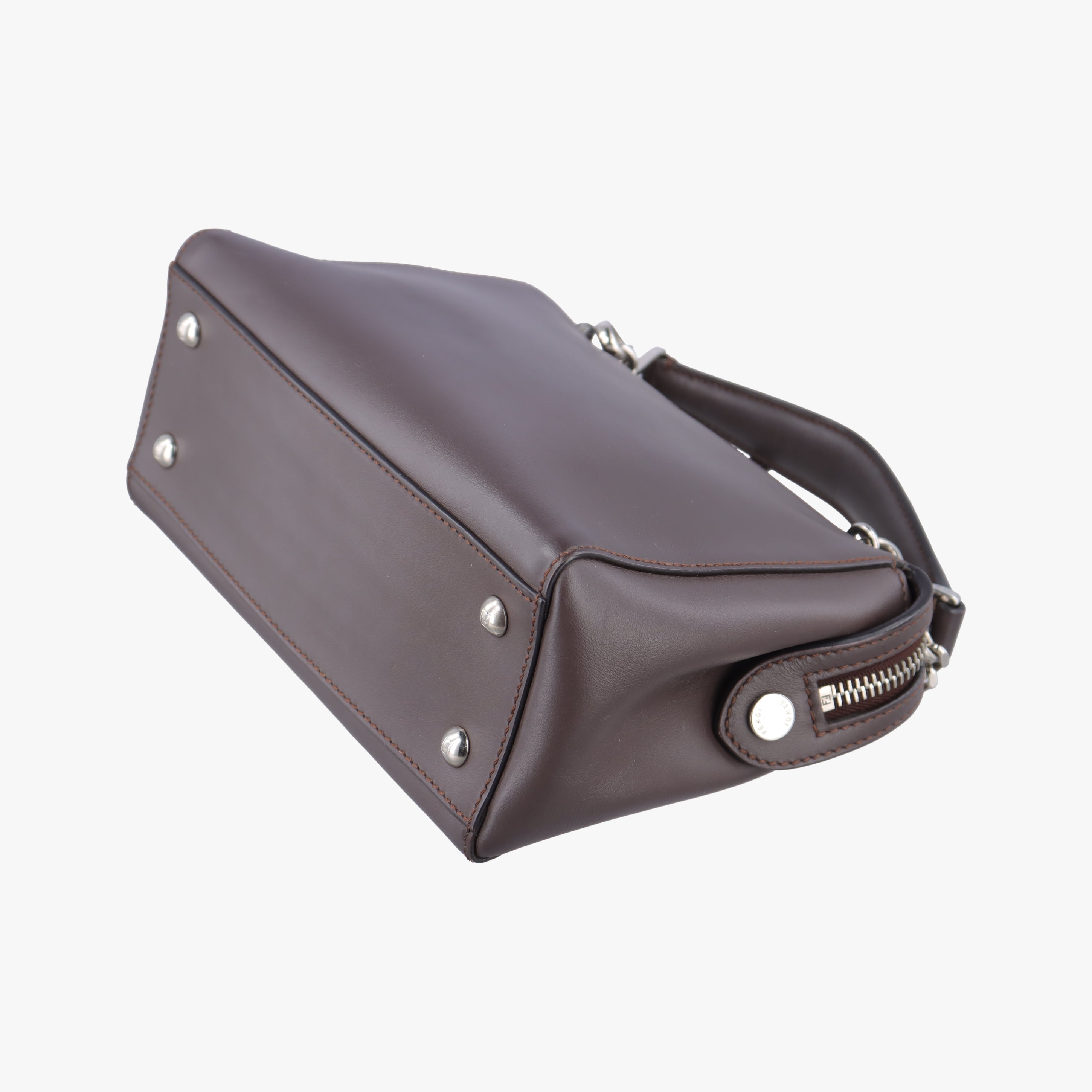 Secondhand Fendi Dotcom Click Small Brown Leather 8BN299 shoulderbag | stylenewstar