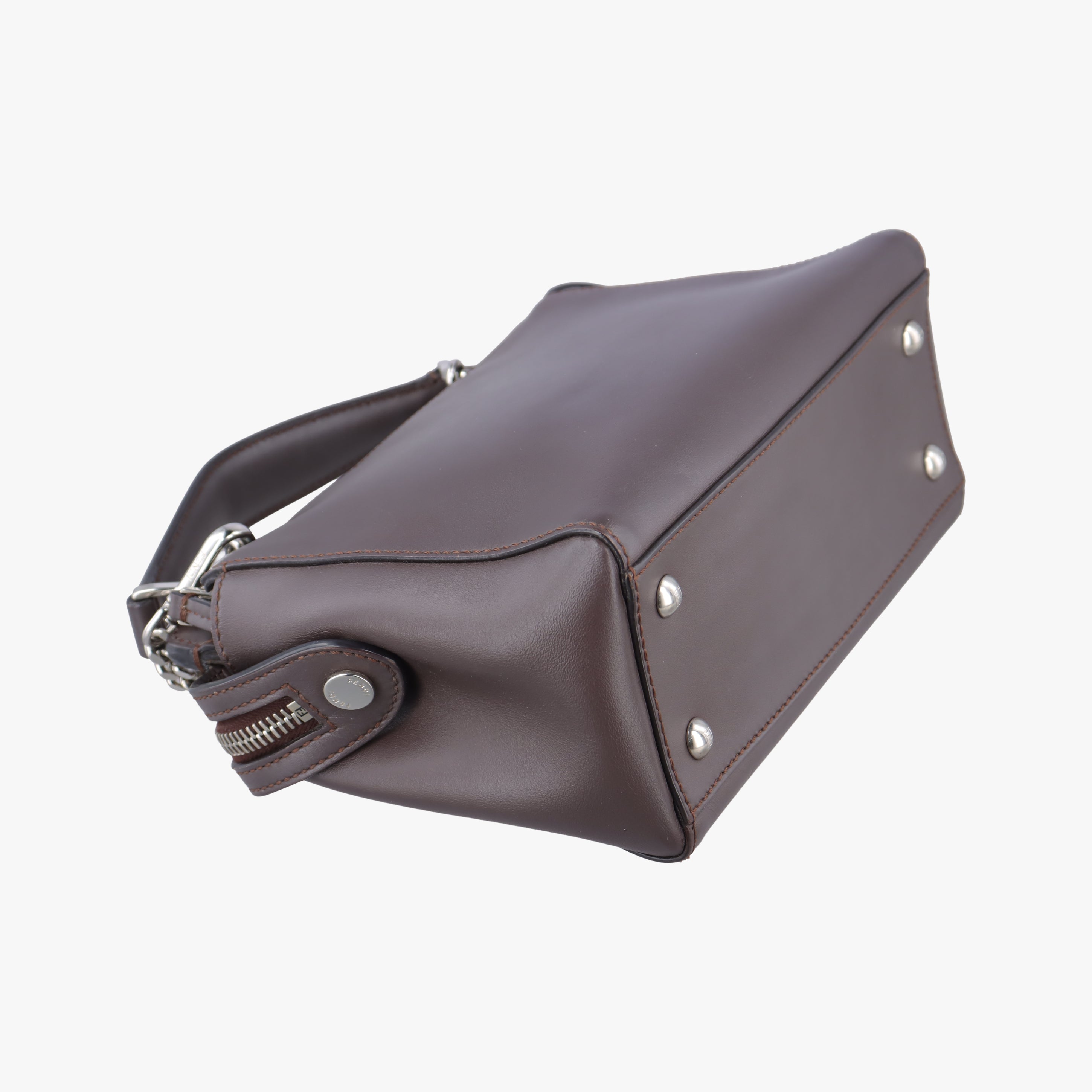 Secondhand Fendi Dotcom Click Small Brown Leather 8BN299 shoulderbag | stylenewstar