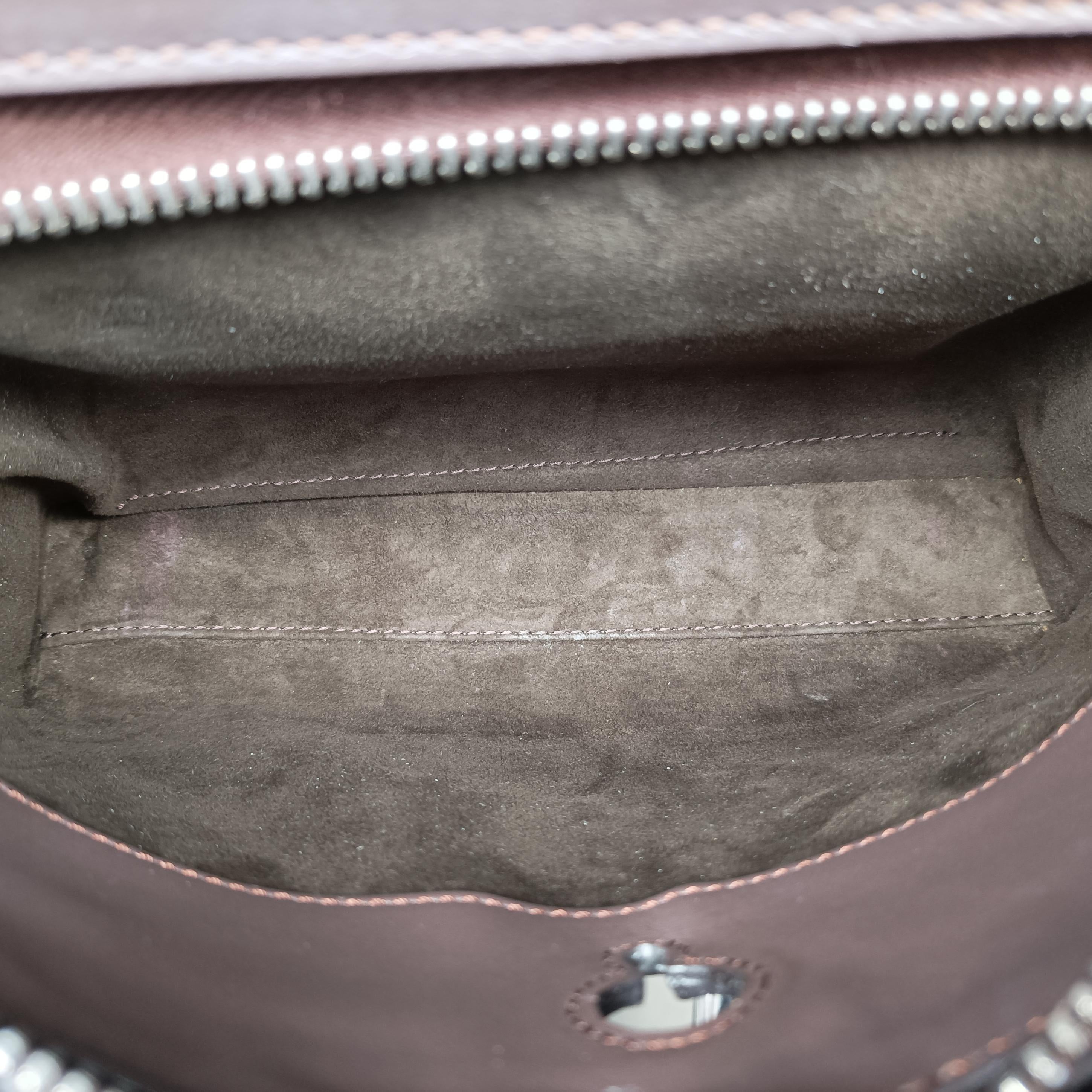 Secondhand Fendi Dotcom Click Small Brown Leather 8BN299 shoulderbag | stylenewstar