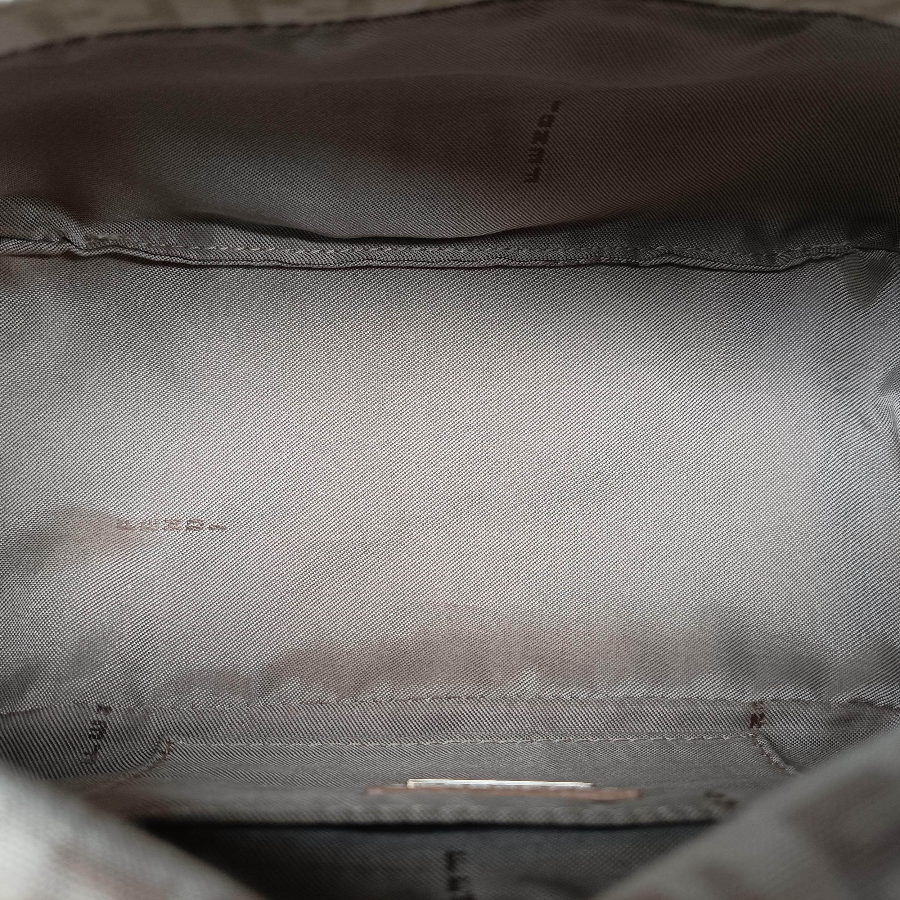 Pre-owned Fendi Baguette Beige Jacquard 8BR180 shoulderbag | stylenewstar