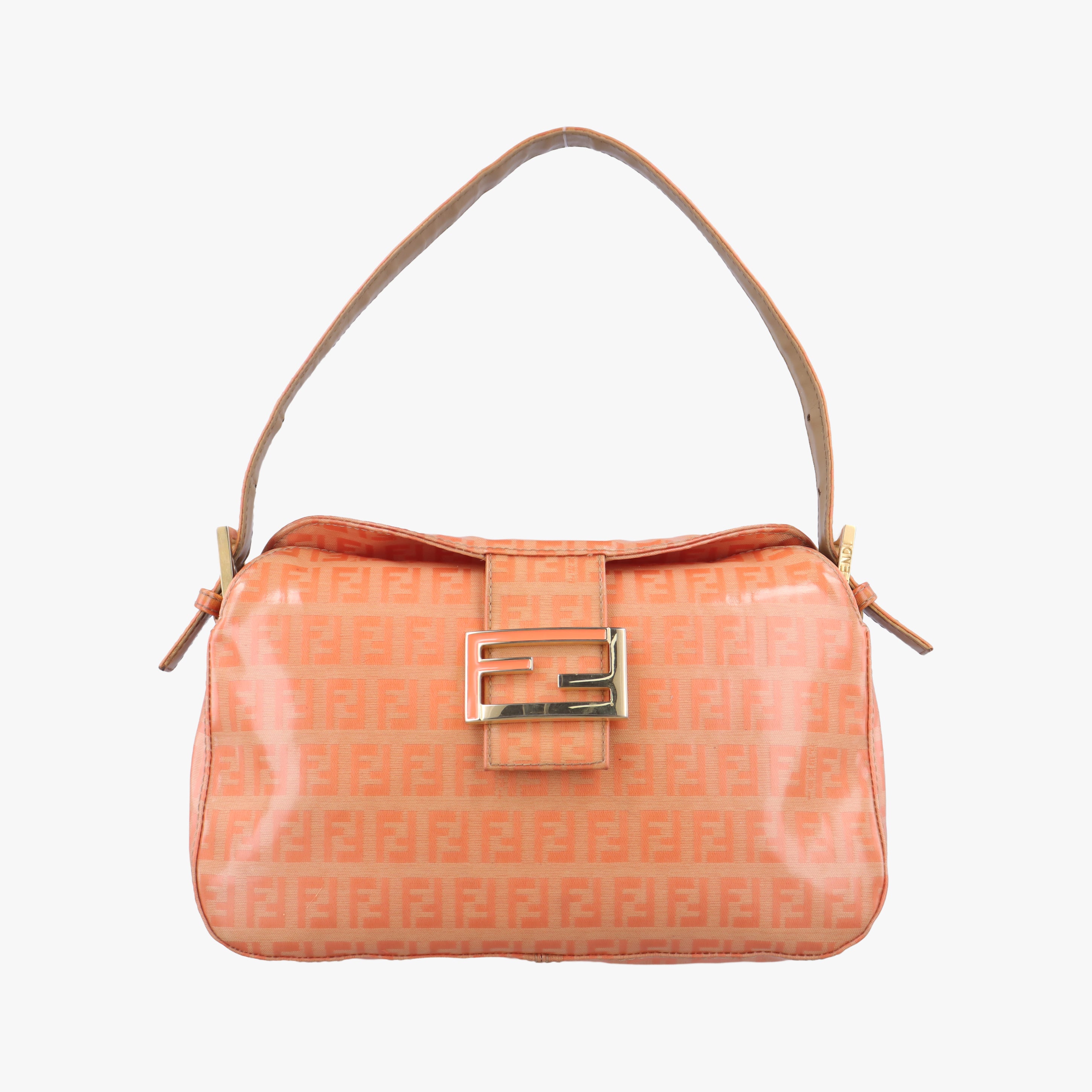 Pre-owned Fendi Baguette Pink Patent  shoulderbag | stylenewstar