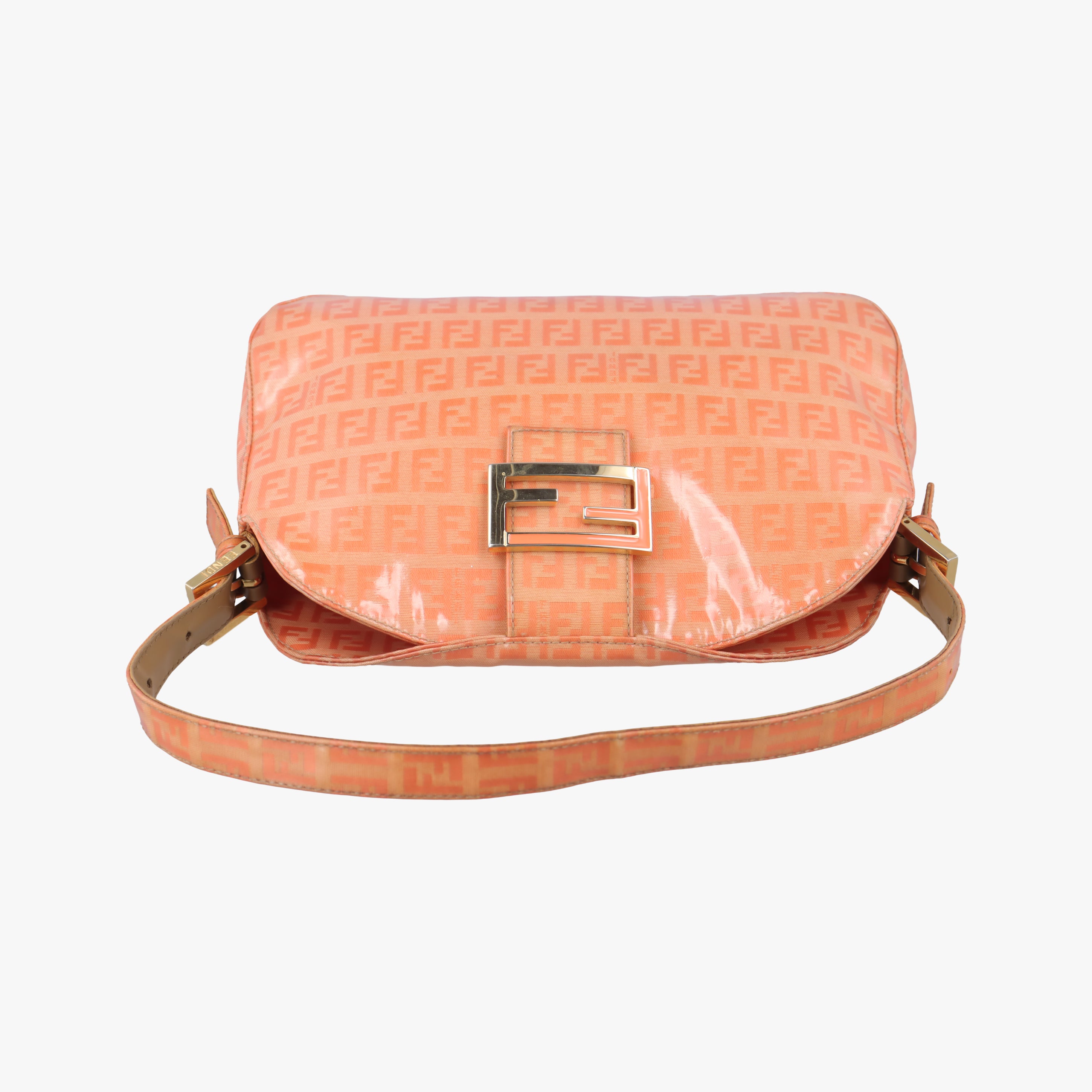 Pre-owned Fendi Baguette Pink Patent  shoulderbag | stylenewstar