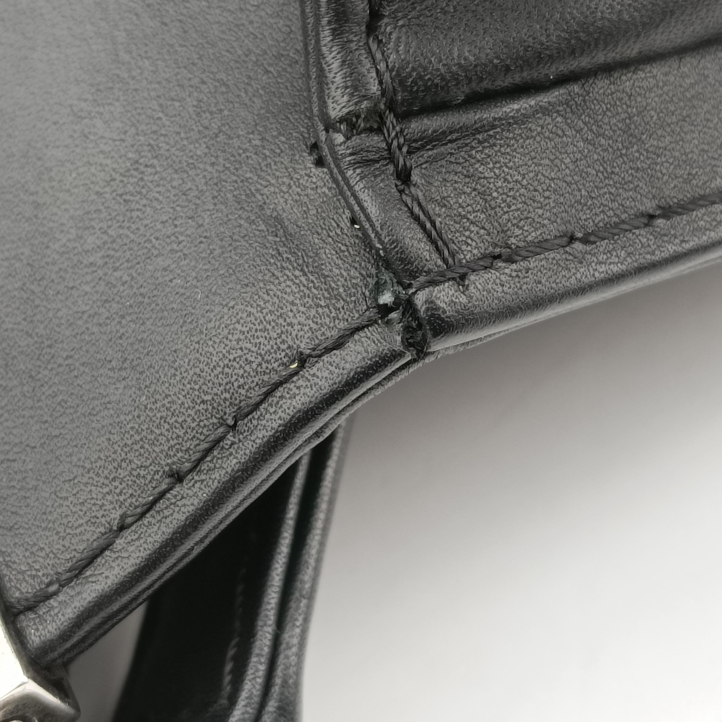 Pre-owned Chanel BOY CHANEL Black lambskin A66298 shoulderbag | stylenewstar