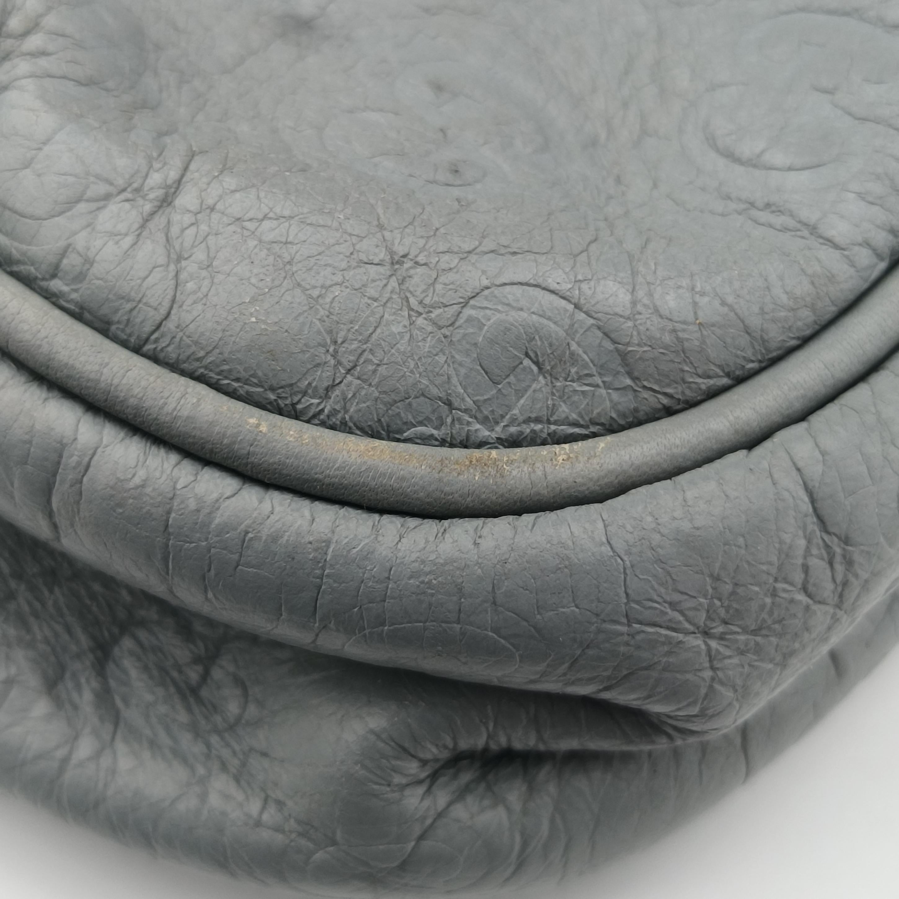 Secondhand Gucci GG plus GG Supreme Briefcase Grey Leather 201480 shoulderbag | stylenewstar