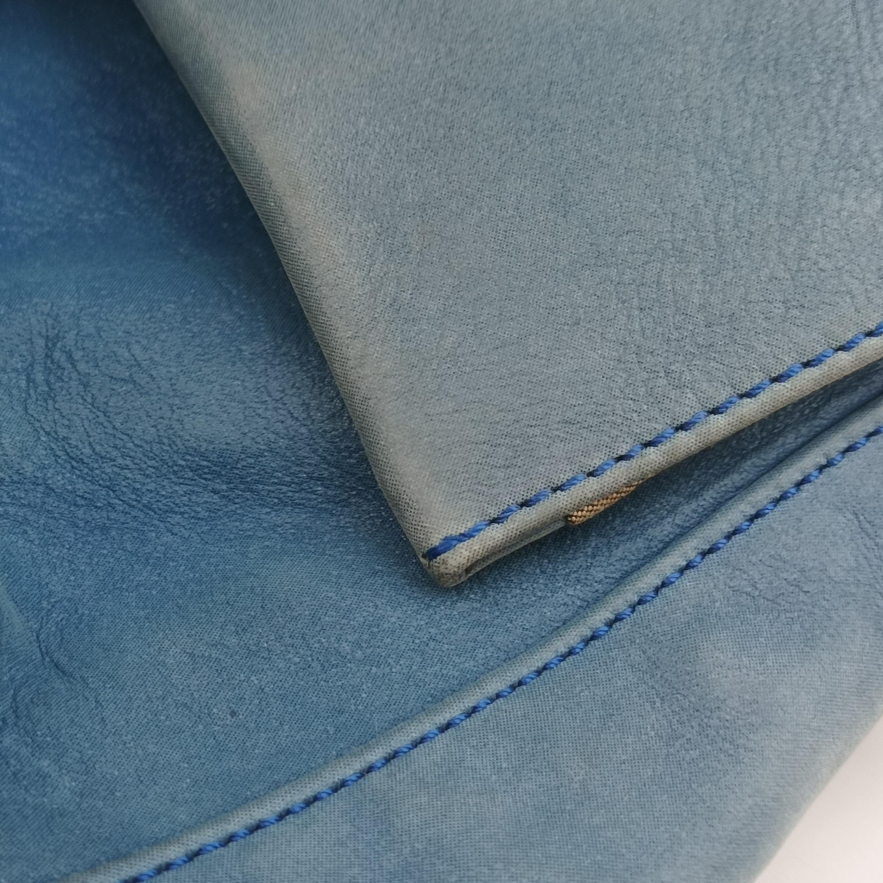 Secondhand Fendi Big Mamma Forever Flap Blue Leather 8BR638 shoulderbag | stylenewstar