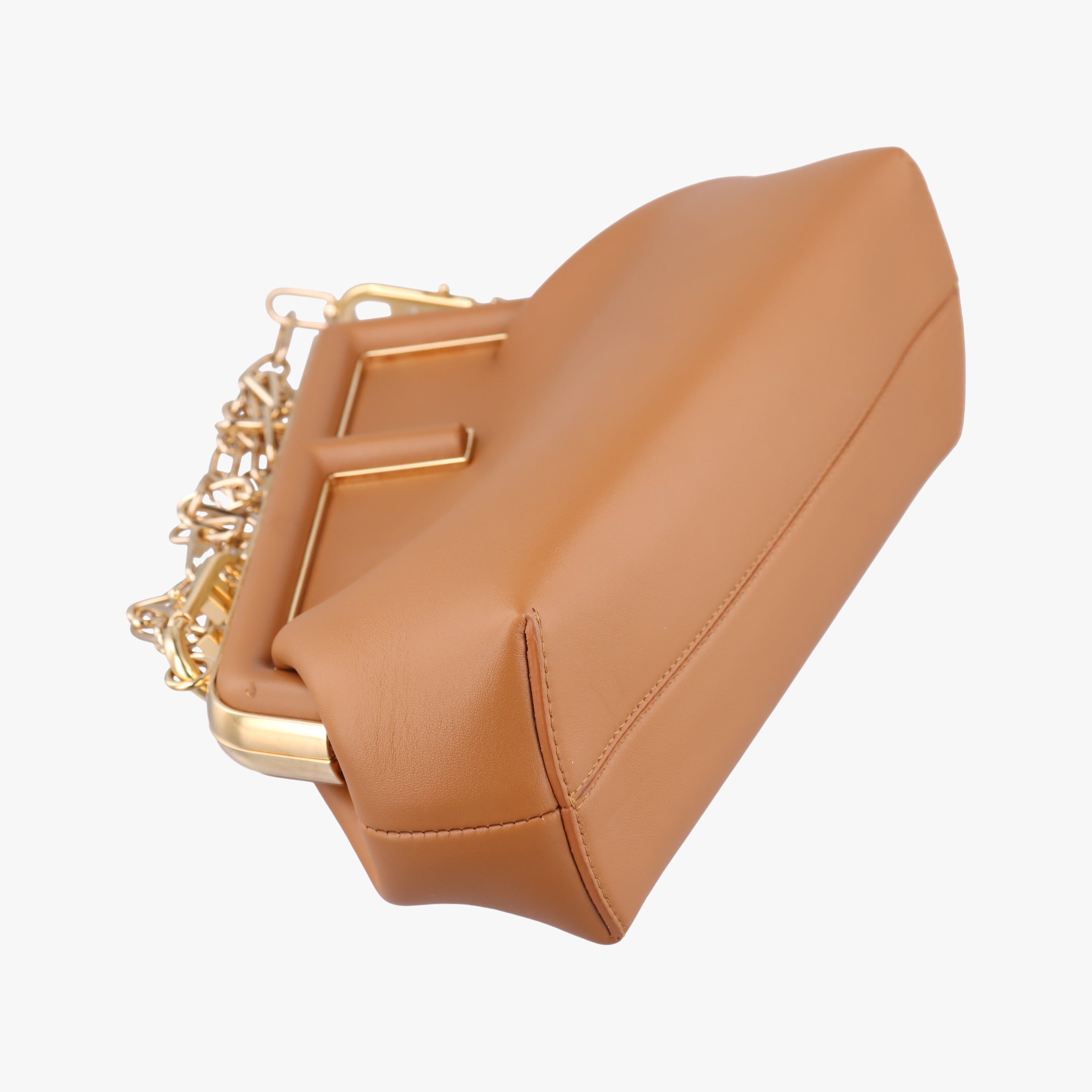 Secondhand Fendi First small Brown Leather 8BP129 shoulderbag | stylenewstar