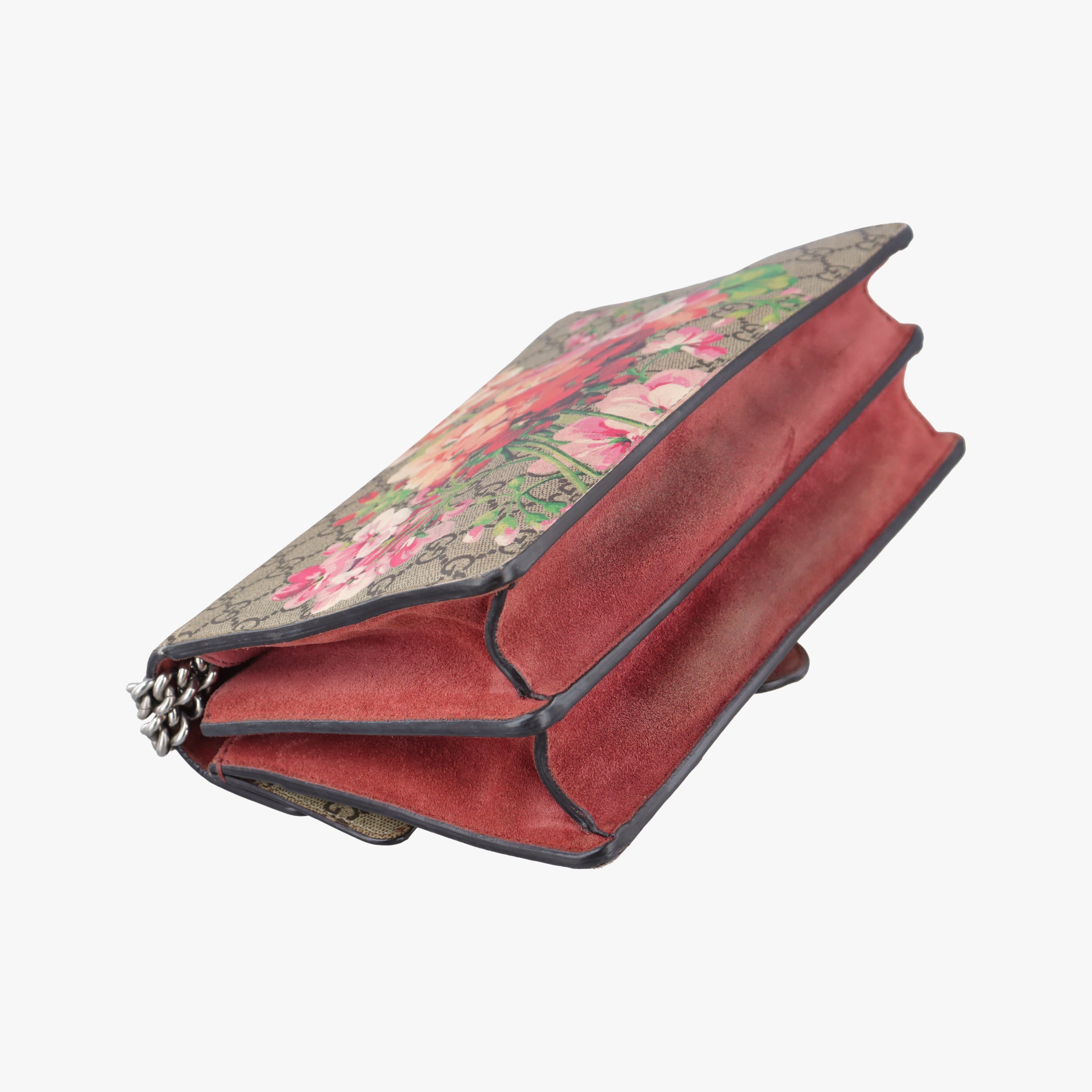 Pre-owned Gucci Dionysus beige×red×multicolor PVC coated canvas 400249 shoulderbag | stylenewstar