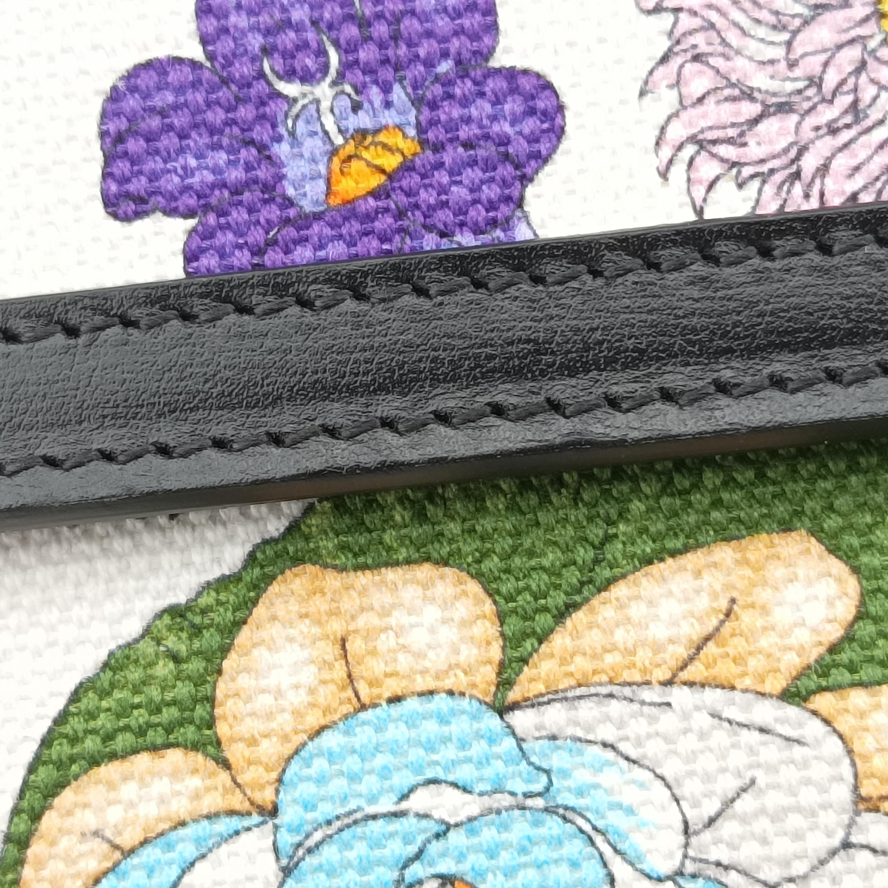 Secondhand Gucci Hacker Project Flora Multicolour Canvas × Leather 681696 shoulderbag | stylenewstar