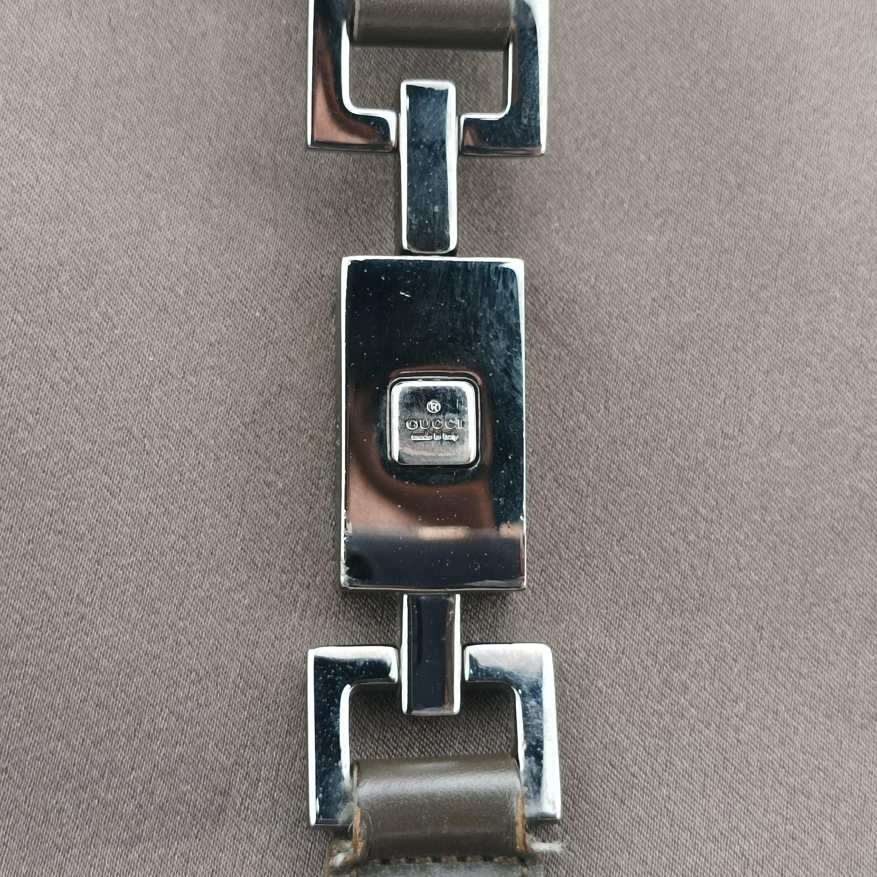 Pre-owned Gucci Jackie Brown Canvas × Leather 001 33 shoulderbag | stylenewstar