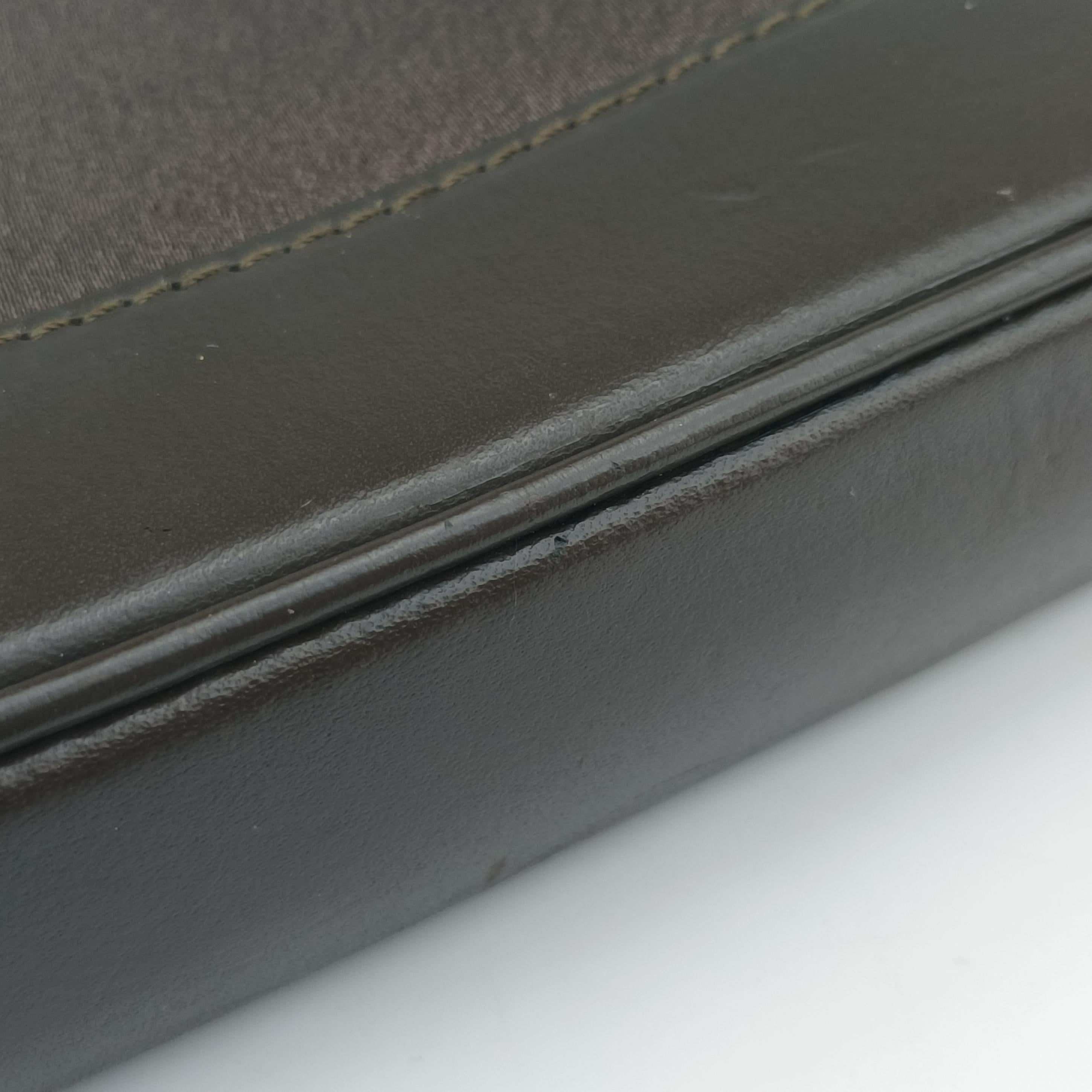 Pre-owned Gucci Jackie Brown Canvas × Leather 001 33 shoulderbag | stylenewstar