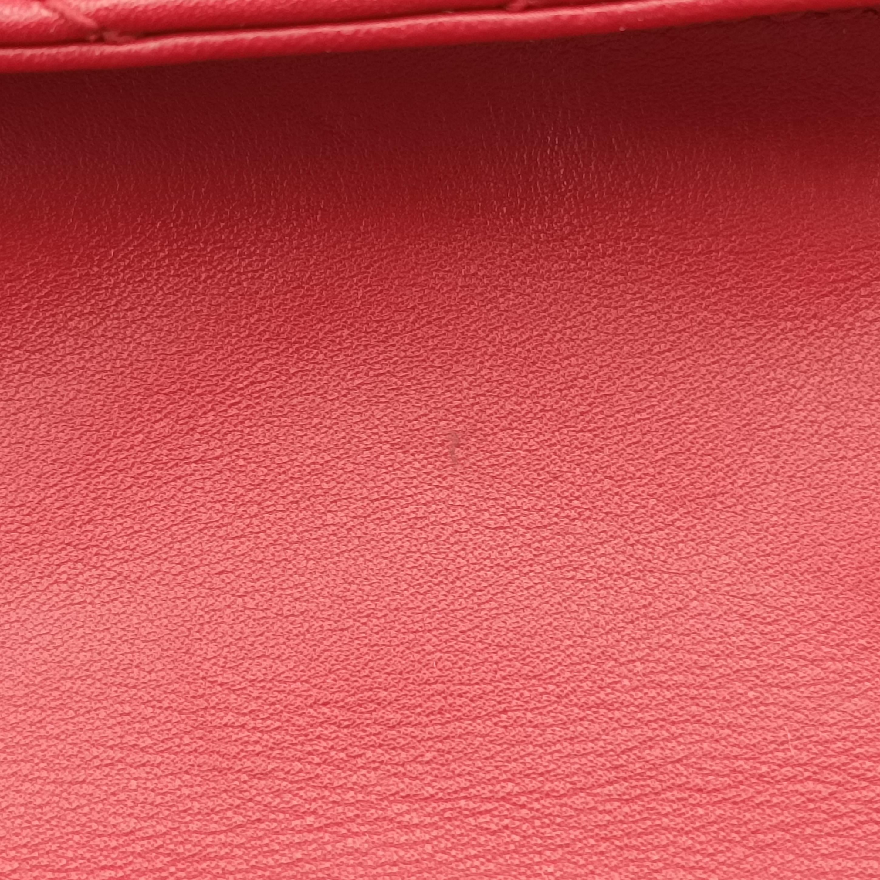 Pre-owned Gucci GG Marmont Red Leather 476433 shoulderbag | stylenewstar