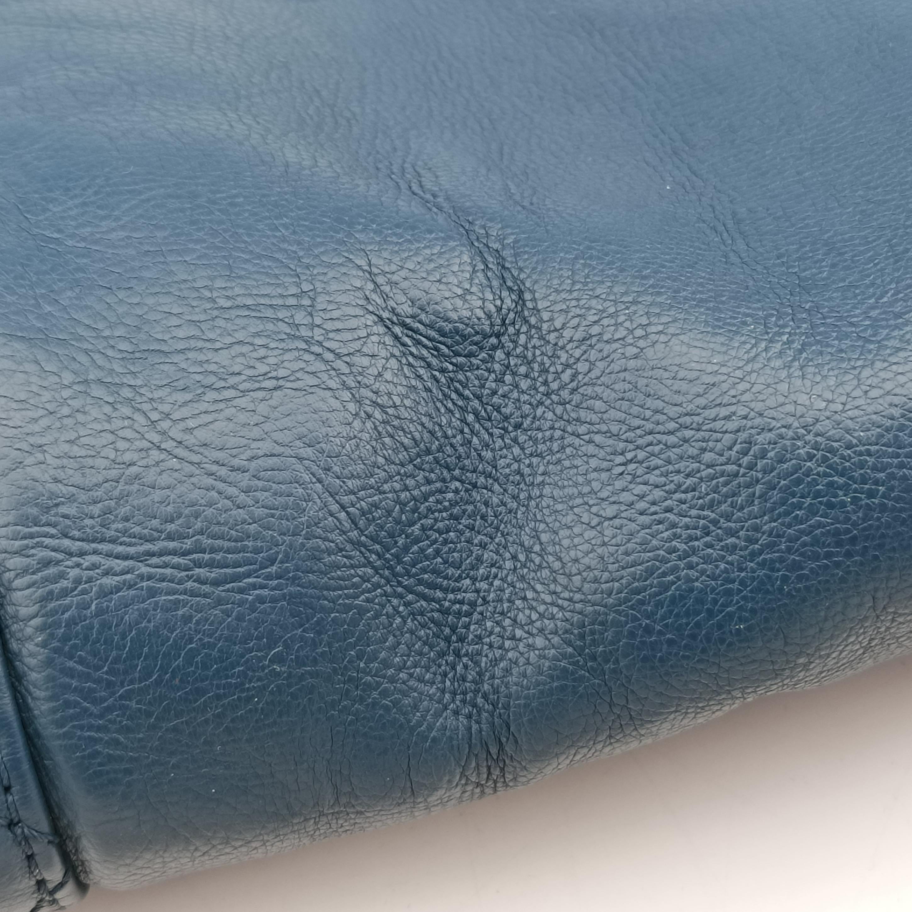 Pre-owned Chanel BOY CHANEL Blue leather A67948 shoulderbag | stylenewstar